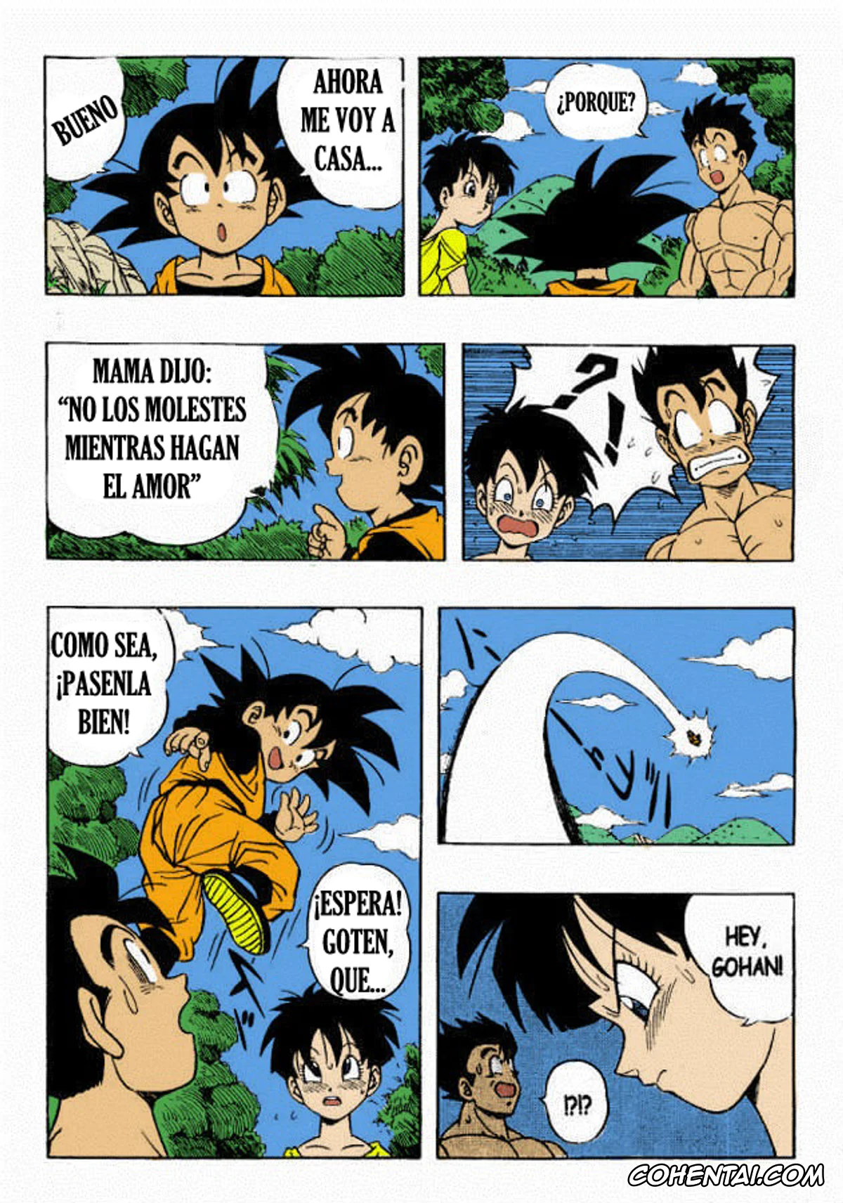Dragon Ball Z hentai, Son Gohan hentai, Videl hentai, Dragon Ball H (Dragon Ball Z), pagina 9