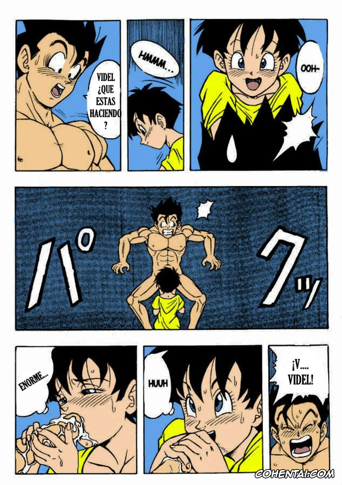 Dragon Ball Z hentai, Son Gohan hentai, Videl hentai, Dragon Ball H (Dragon Ball Z), pagina 12
