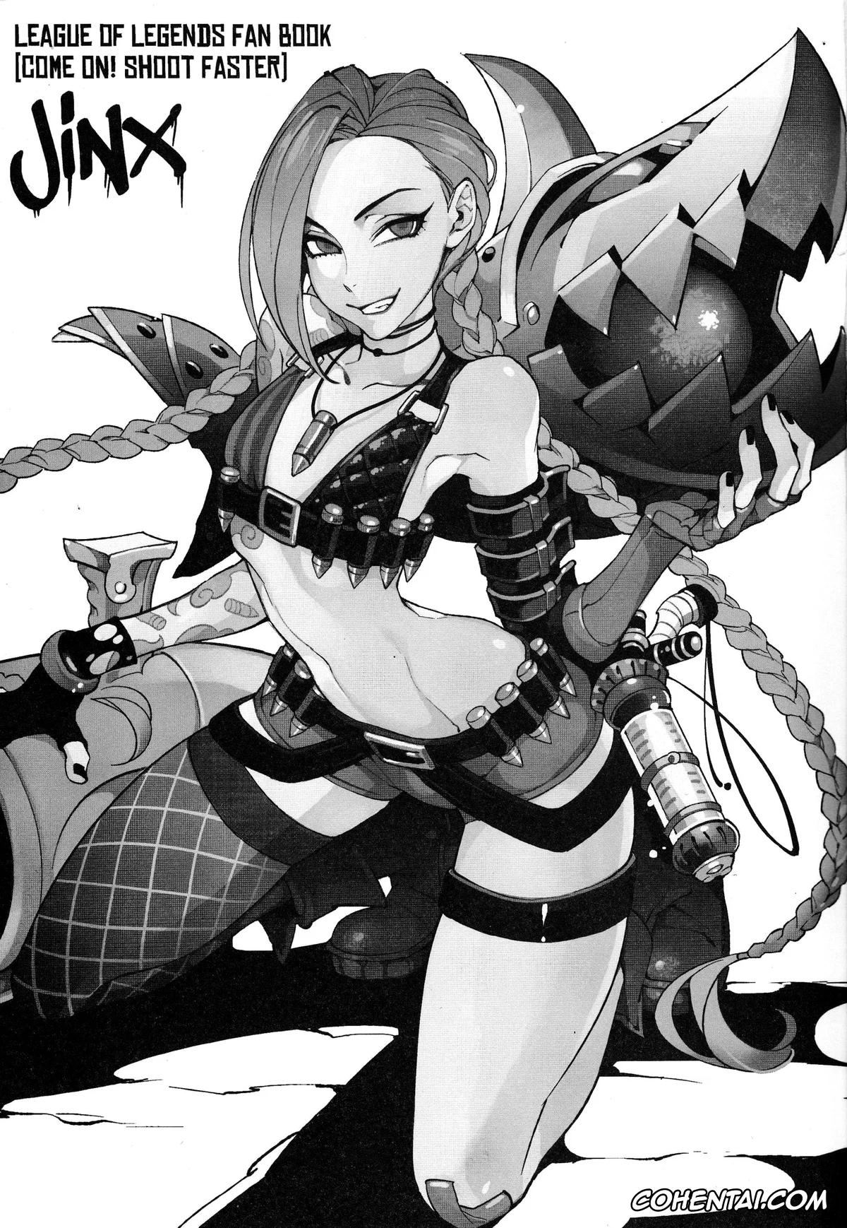 League of Legends porno, Caitlyn porno, Jinx porno, Vi porno, JINX Come On! Shoot Faster (League of Legends), pagina 2