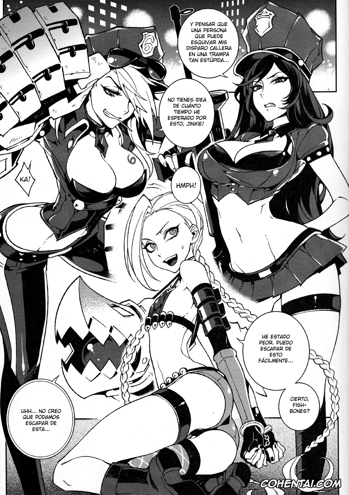 League of Legends xxx, Caitlyn xxx, Jinx xxx, Vi xxx, JINX Come On! Shoot Faster (League of Legends), pagina 4