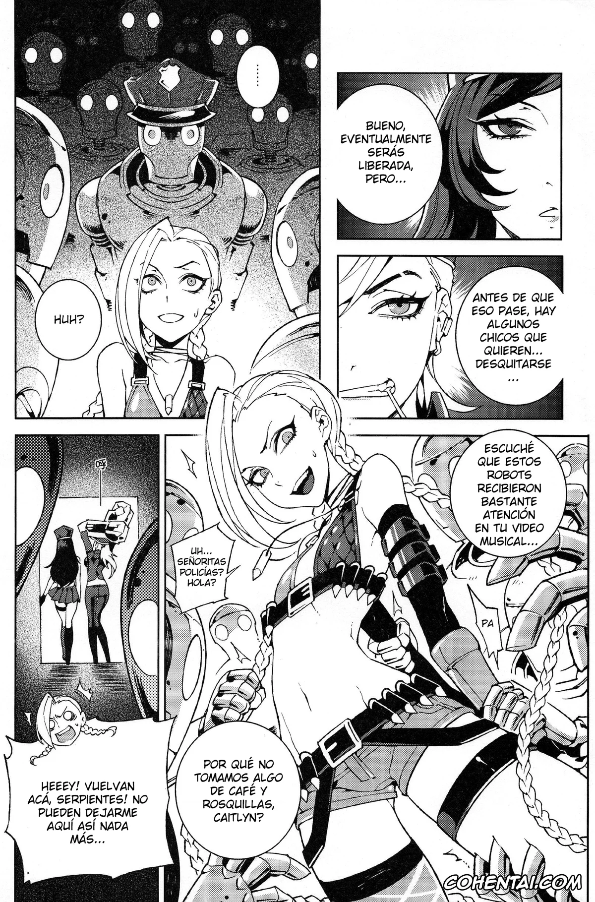 League of Legends porno, Caitlyn porno, Jinx porno, Vi porno, JINX Come On! Shoot Faster (League of Legends), pagina 5