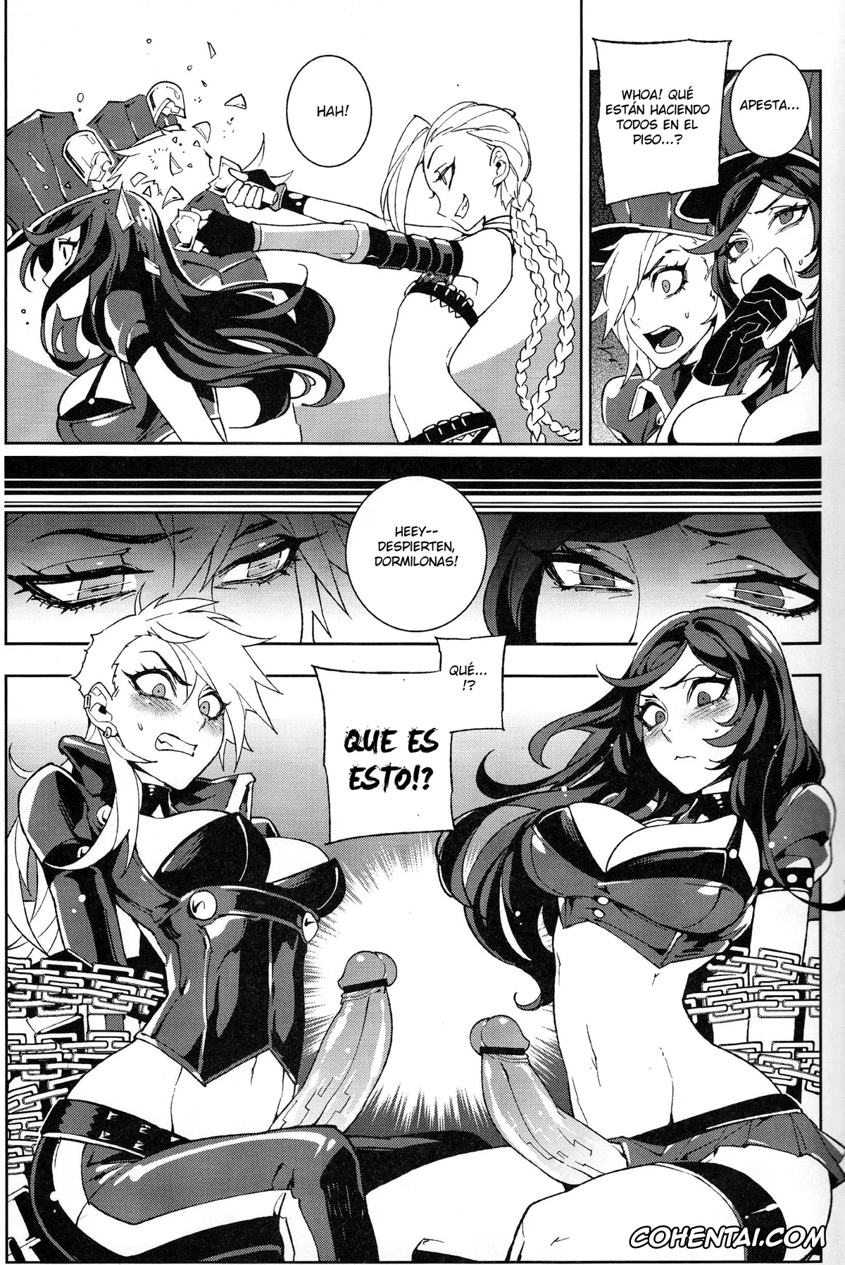 League of Legends hentai, Caitlyn hentai, Jinx hentai, Vi hentai, JINX Come On! Shoot Faster (League of Legends), pagina 12