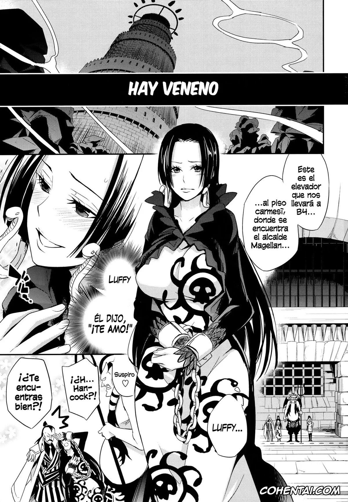 One Piece porno, Boa Hancock porno, Momonga porno, C9-05 Amai Doku (One Piece), pagina 2