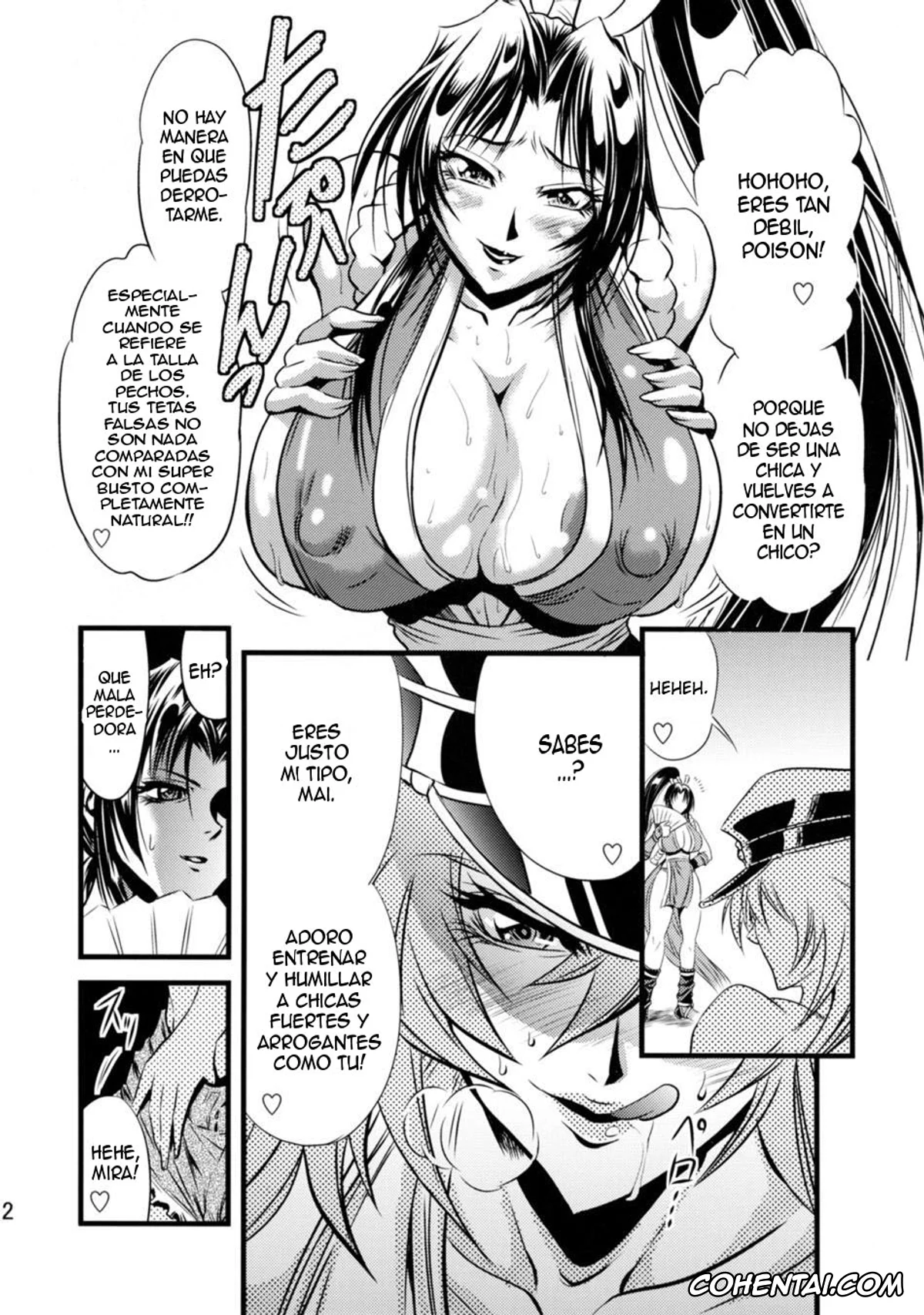 Final Fight hentai, King of Fighters hentai, Mai Shiranui hentai, Poison hentai, Futa-Mai Seisakujou (Final Fight, King of Fighters), pagina 3