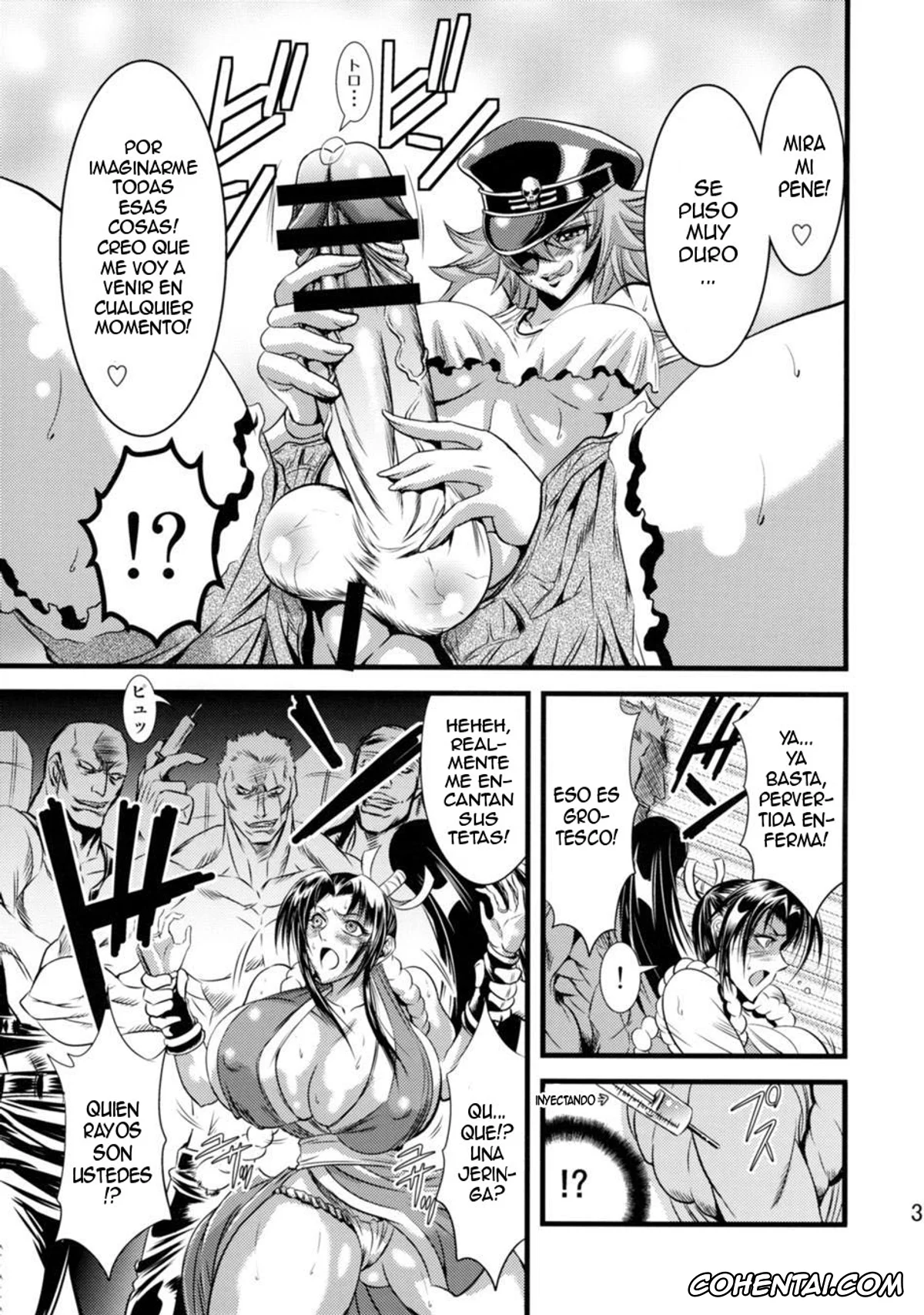 Final Fight xxx, King of Fighters xxx, Mai Shiranui xxx, Poison xxx, Futa-Mai Seisakujou (Final Fight, King of Fighters), pagina 4