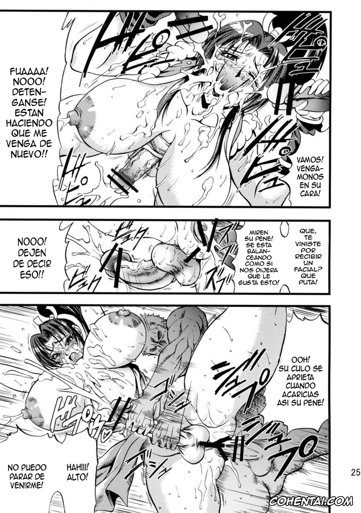 Final Fight porno, King of Fighters porno, Mai Shiranui porno, Poison porno, Futa-Mai Seisakujou (Final Fight, King of Fighters), pagina 26