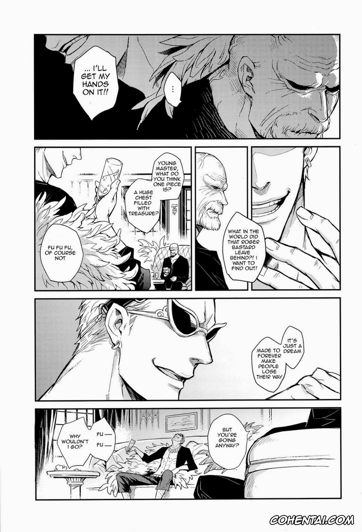 One Piece porno, Crocodile porno, Donquixote Doflamingo porno, Die For Me (One Piece), pagina 26