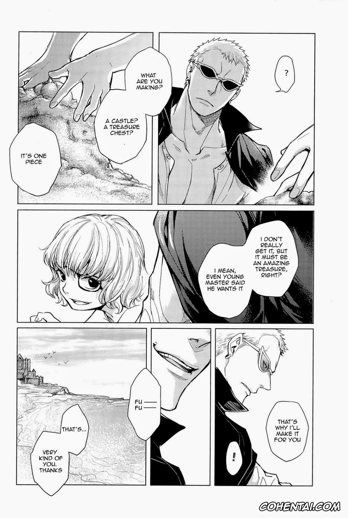 One Piece porno, Crocodile porno, Donquixote Doflamingo porno, Die For Me (One Piece), pagina 77