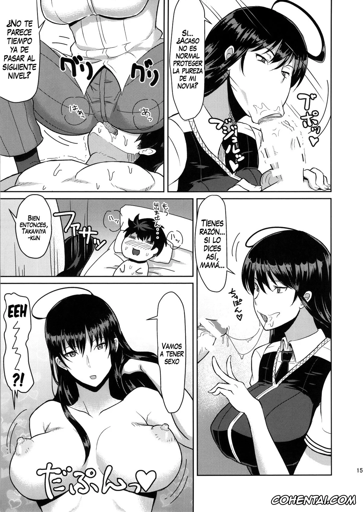Witch Craft Works xxx, Ayaka Kagari xxx, Honoka Takamiya xxx, Kanna Utsugi xxx, Kazane Kagari xxx, Kotetsu Katsura xxx, Mei Menowa xxx, Rin Kazari xxx, Tanpopo Kuraishi xxx, Takamiya-kun no Hanayome Shugyou (Witch Craft Works), pagina 16