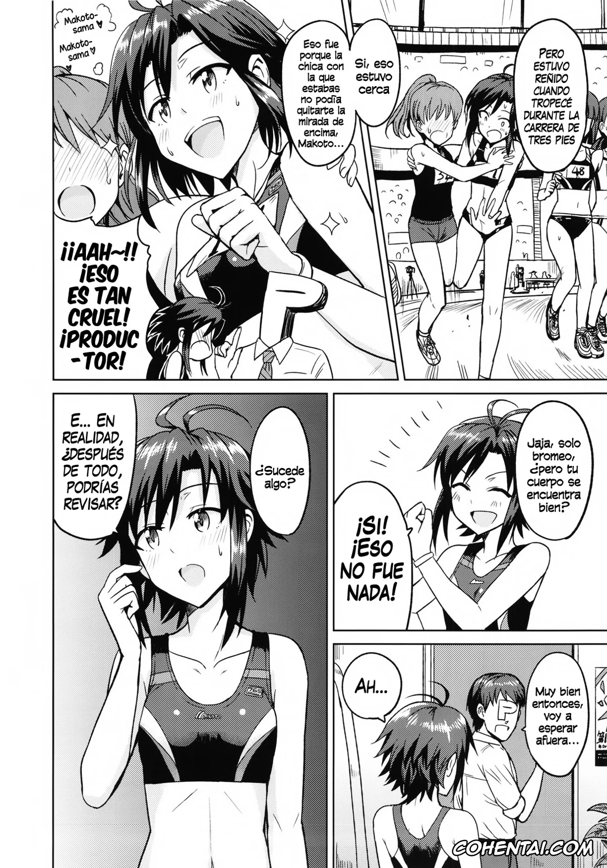 The iDOLM@STER hentai, Makoto Kikuchi hentai, Makoto to Training! (THE iDOLM@STER), pagina 3