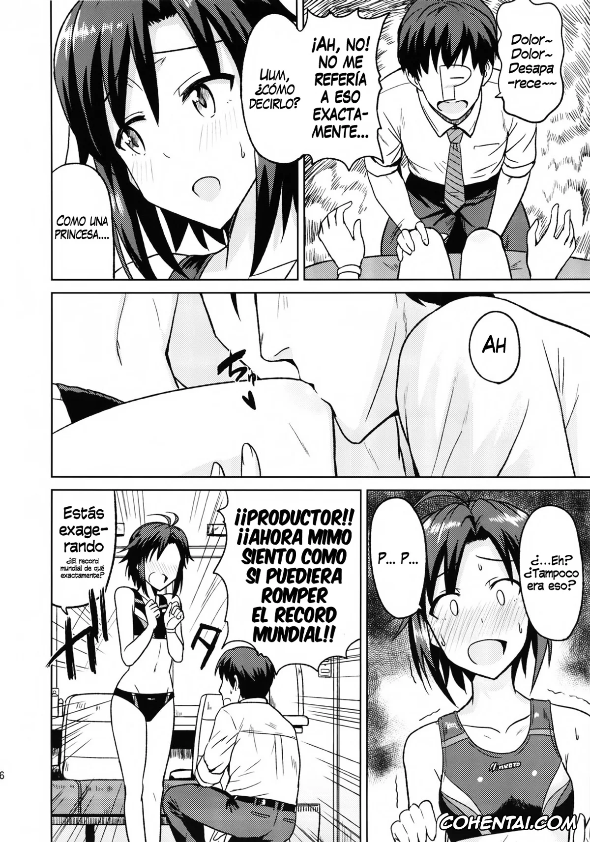 The iDOLM@STER porno, Makoto Kikuchi porno, Makoto to Training! (THE iDOLM@STER), pagina 5