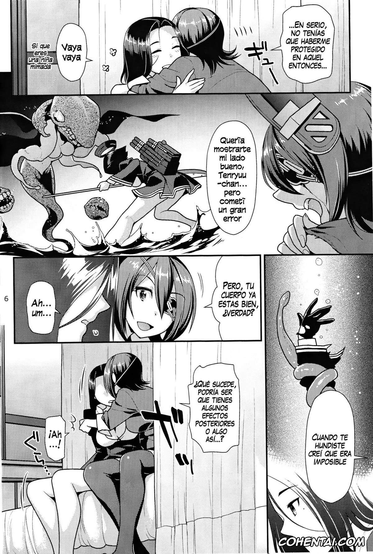 Kantai Collection -KanColle- porno, Tatsuta porno, Tenryuu porno, Kuroyuri no Hanakotoba (Kantai Collection -KanColle-), pagina 5