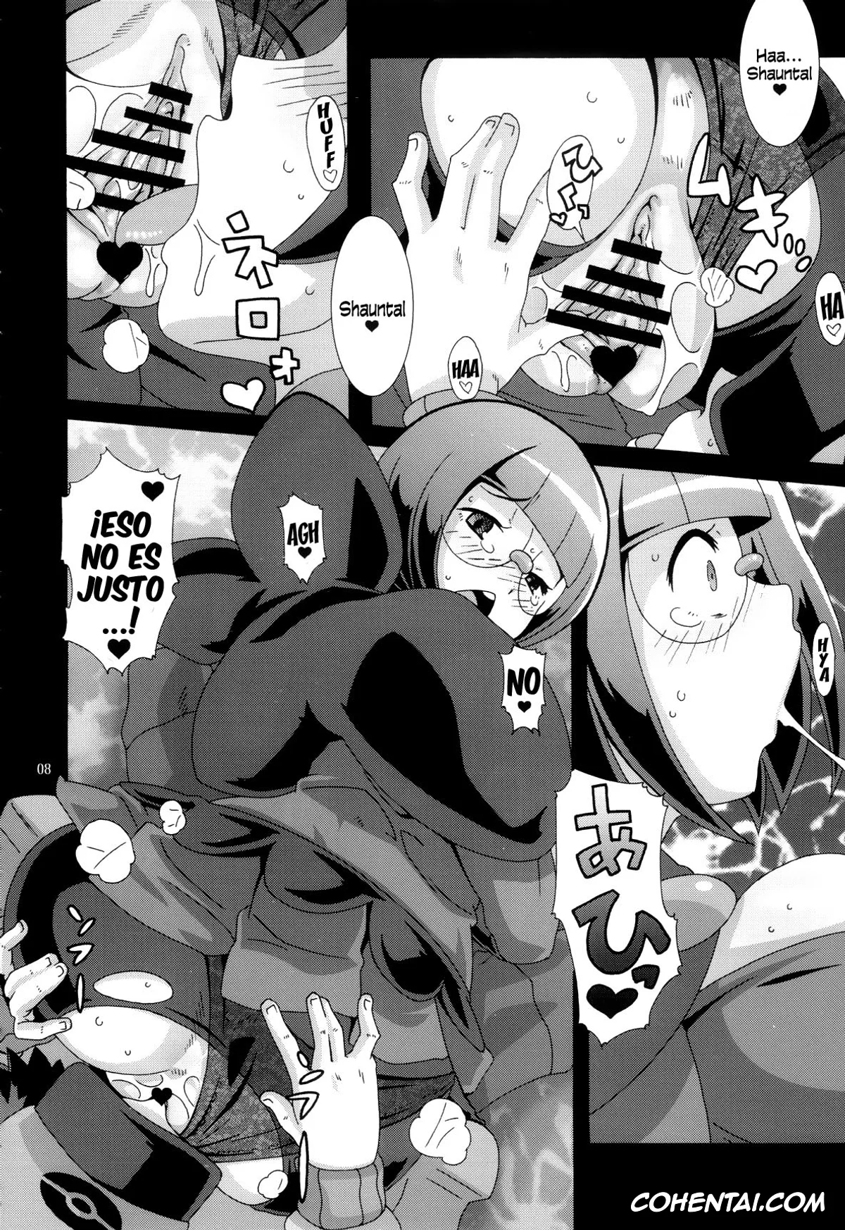 Pokemon | Pocket Monsters hentai, Hilbert hentai, Shauntal hentai, Bungaku Shoujo Gahou (Pokémon), pagina 9