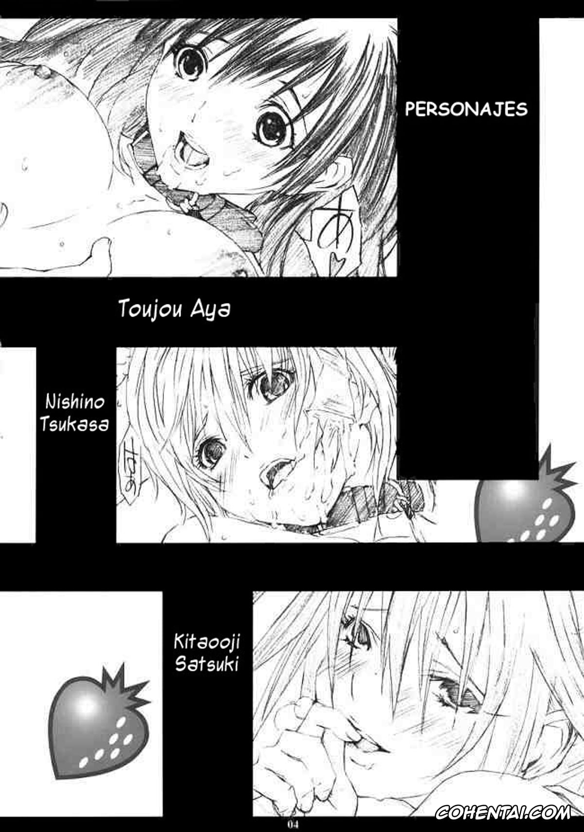 Ichigo 100 | Strawberry 100 hentai, Aya Toujou hentai, Satsuki Kitaoji hentai, Tsukasa Nishino hentai, Yui Minamito hentai, Ichigo MAX% 2 (Ichigo 100%), pagina 3