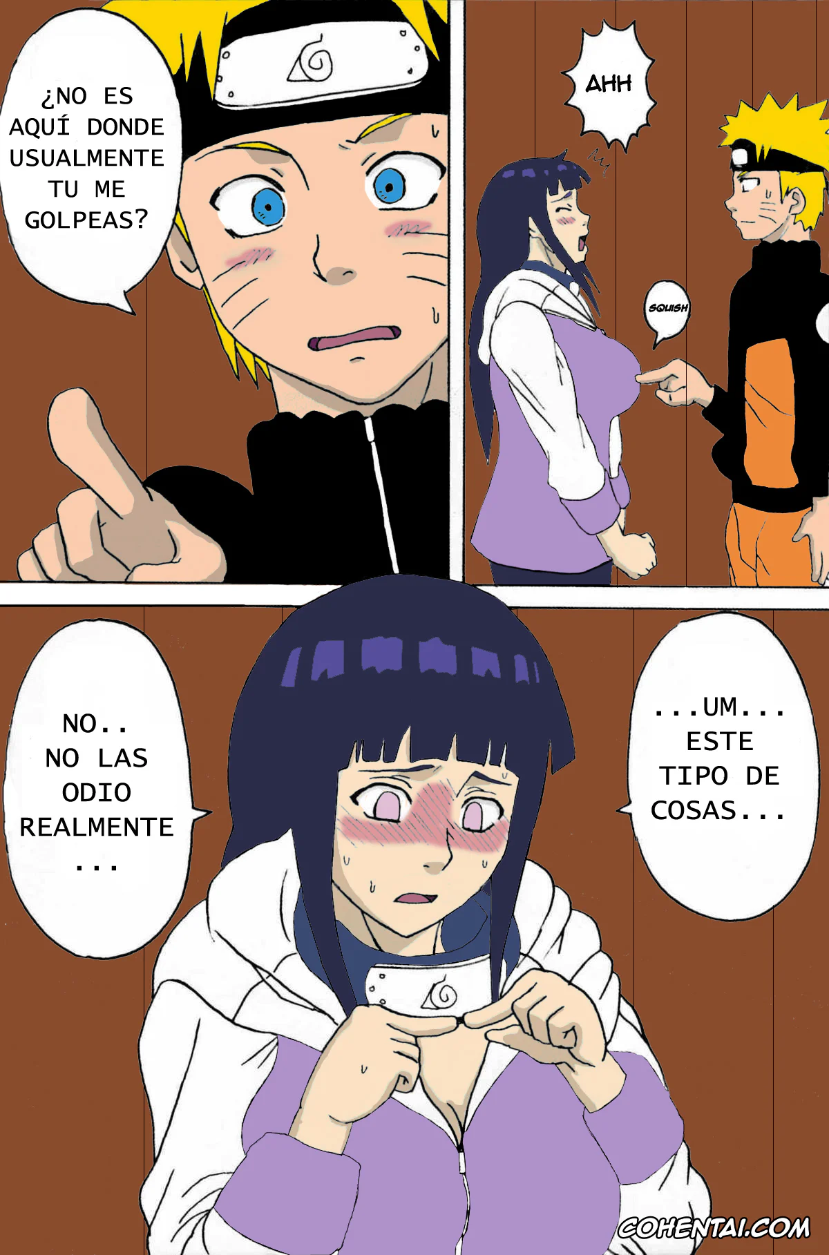 NARUTO porno, Hinata Hyuga porno, Naruto Uzumaki porno, Hinata Ganbaru! (NARUTO), pagina 5
