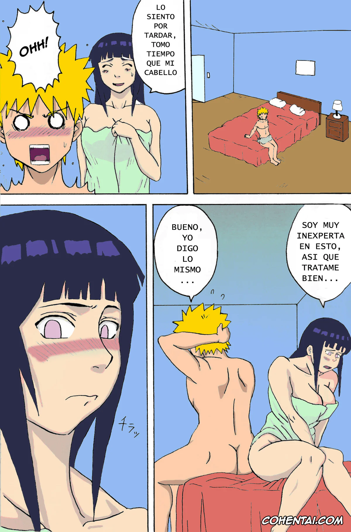 NARUTO hentai, Hinata Hyuga hentai, Naruto Uzumaki hentai, Hinata Ganbaru! (NARUTO), pagina 12