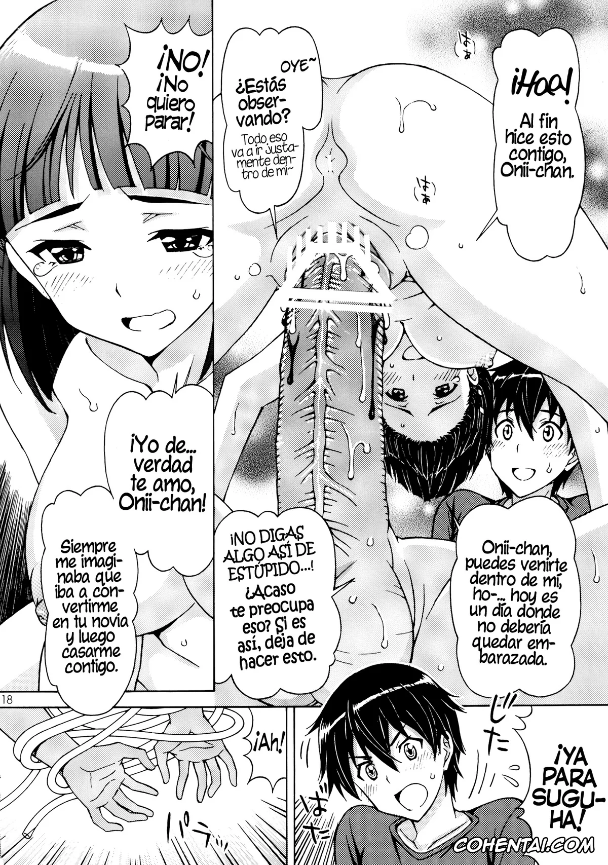 Sword Art Online porno, Kazuto Kirigaya | Kirito porno, Suguha Kirigaya porno, Kinshinsoukan Nakadashi Suguha (Sword Art Online), pagina 17