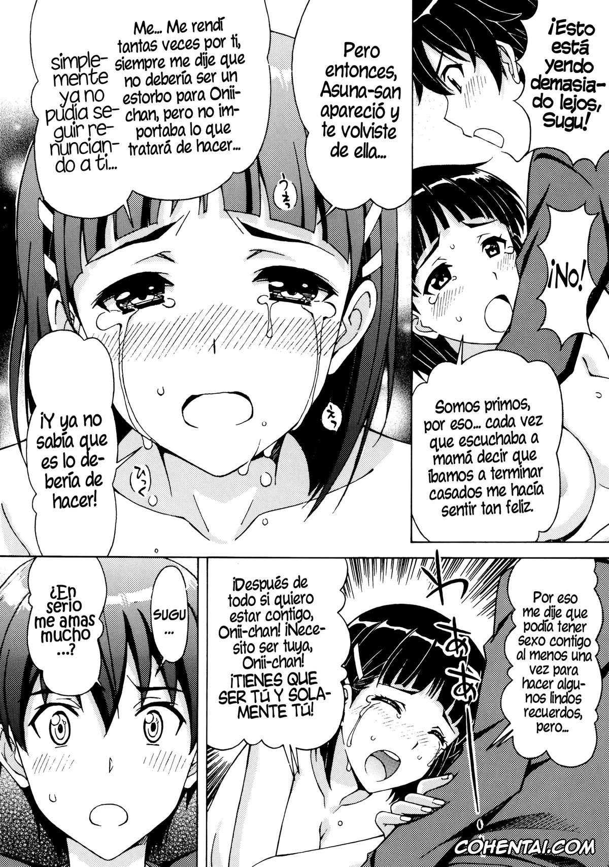 Sword Art Online hentai, Kazuto Kirigaya | Kirito hentai, Suguha Kirigaya hentai, Kinshinsoukan Nakadashi Suguha (Sword Art Online), pagina 18