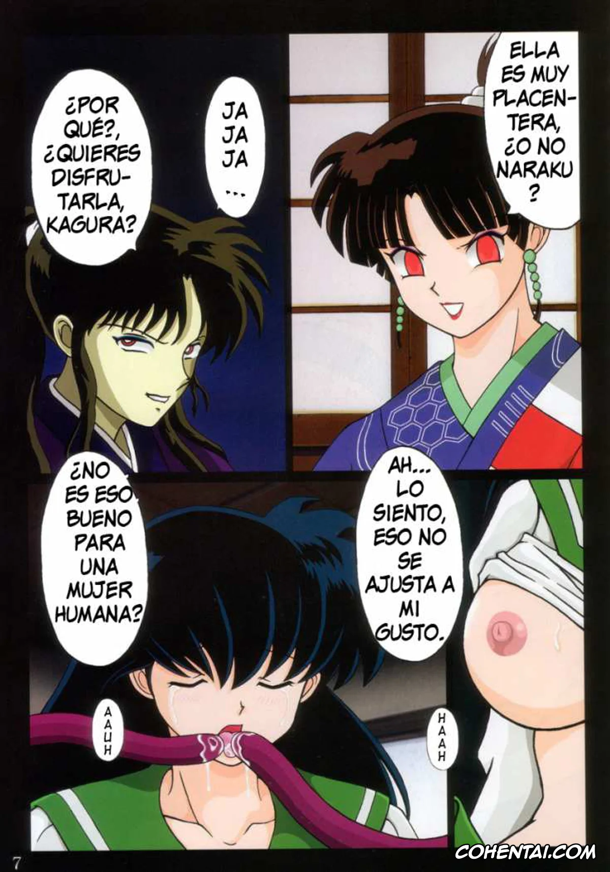 Inuyasha hentai, Kagome Higurashi hentai, Tukikage Sakura (Inuyasha), pagina 6