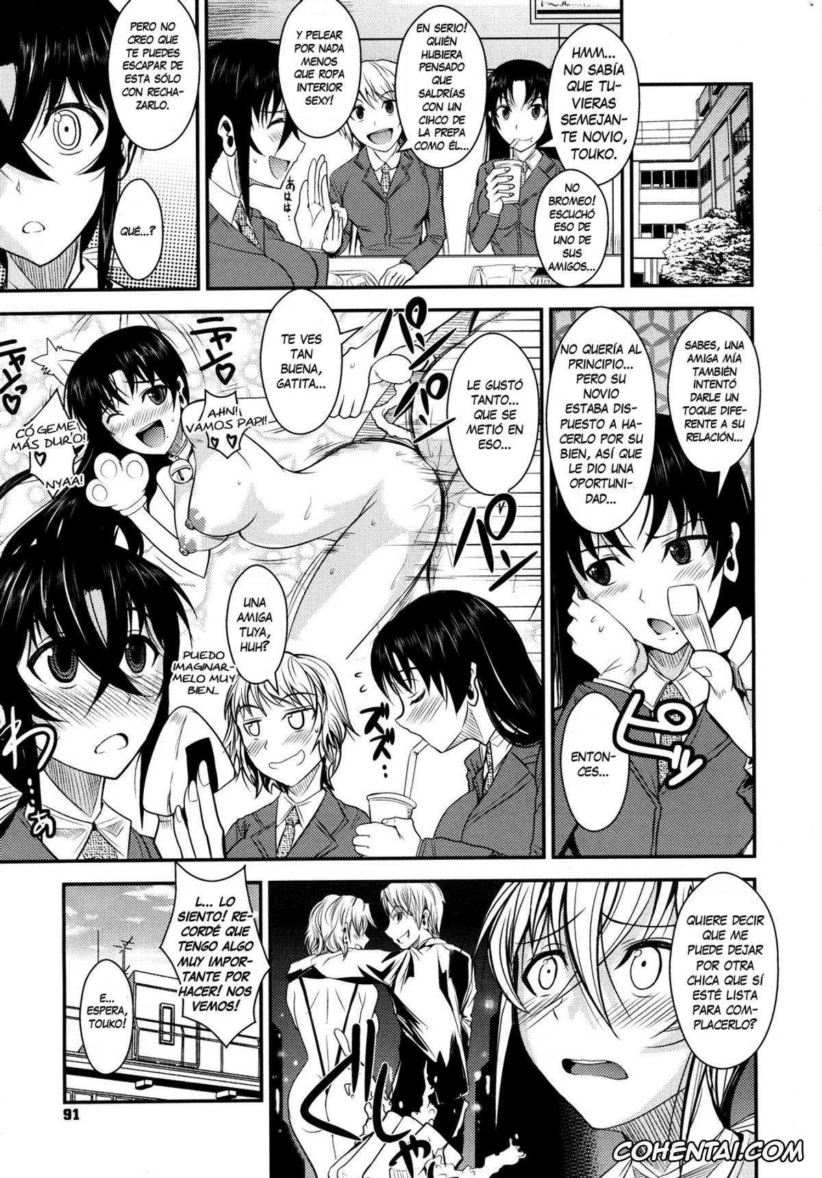 Original hentai, Kanojo ga Ero Shitagi ni Kigaetara… | If My Girlfriend Put On Some Sexy Lingerie…, pagina 3