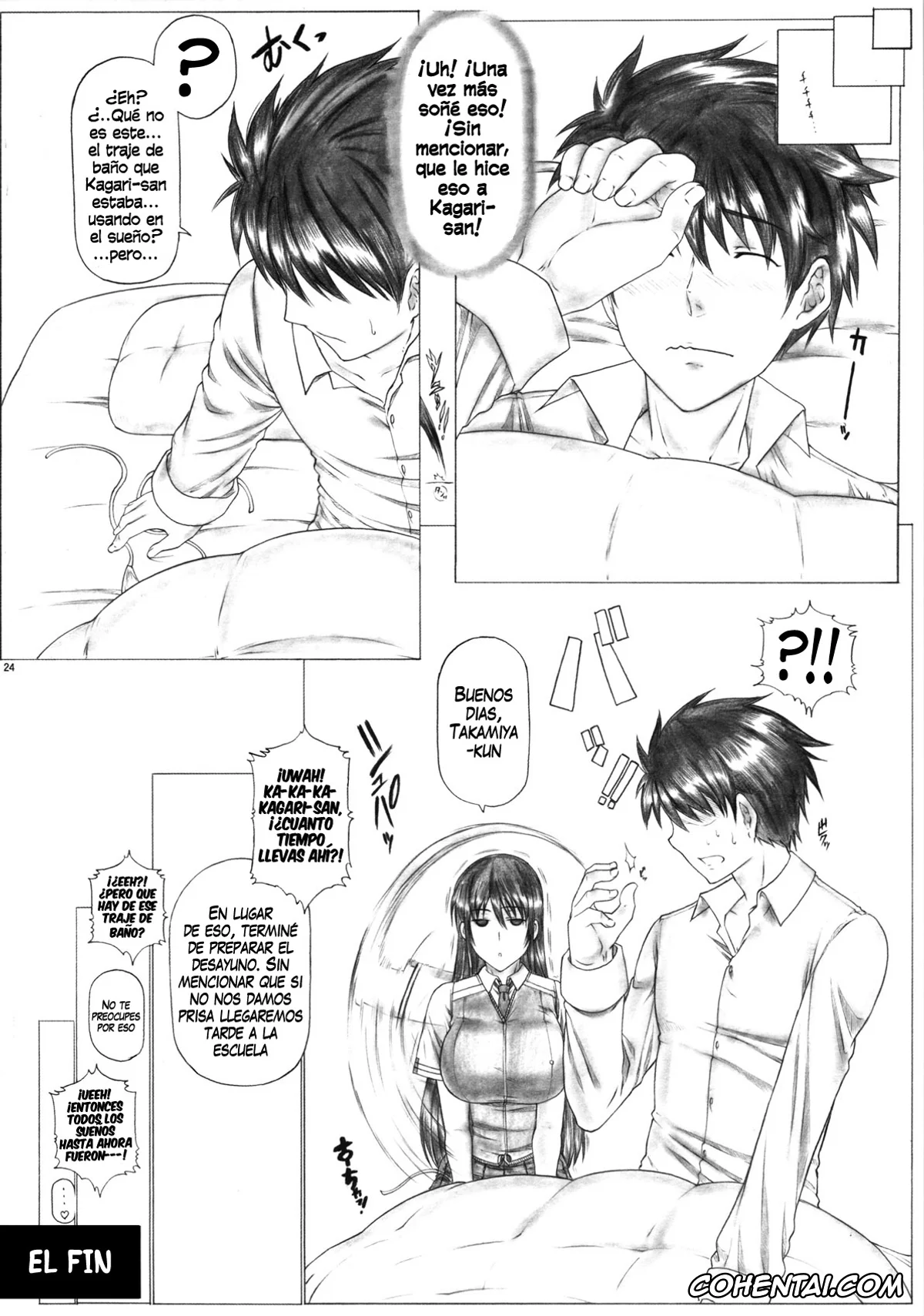 Witch Craft Works xxx, Ayaka Kagari xxx, Honoka Takamiya xxx, Angel’s stroke 78 Takamiya-kun to Kikenbi no Majo (Witch Craft Works), pagina 25