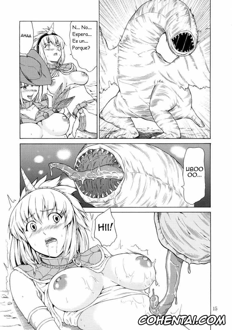 Monster Hunter hentai, Kirin hentai, MONHAN erontier (Monster Hunter), pagina 15