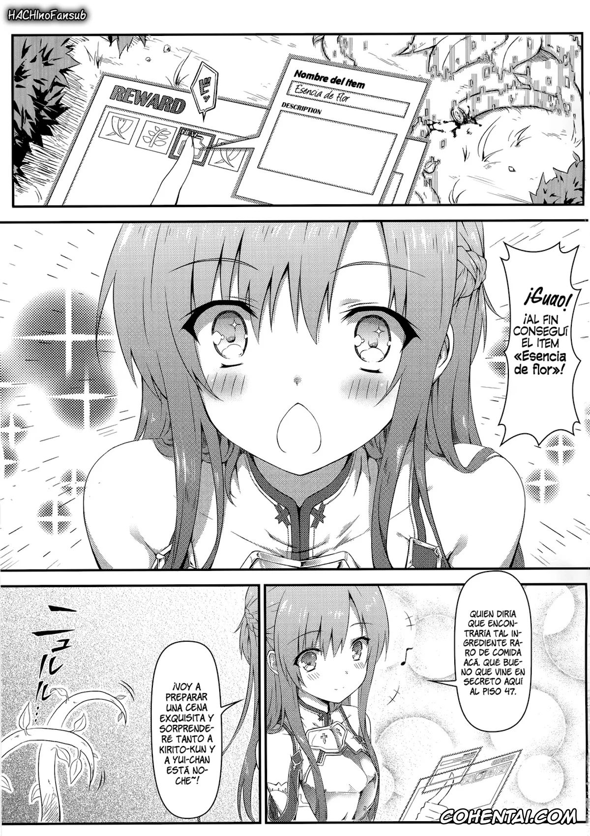 Sword Art Online hentai, Asuna Yuuki hentai, Kazuto Kirigaya | Kirito hentai, Sugoku Amai Onegai (Sword Art Online), pagina 3