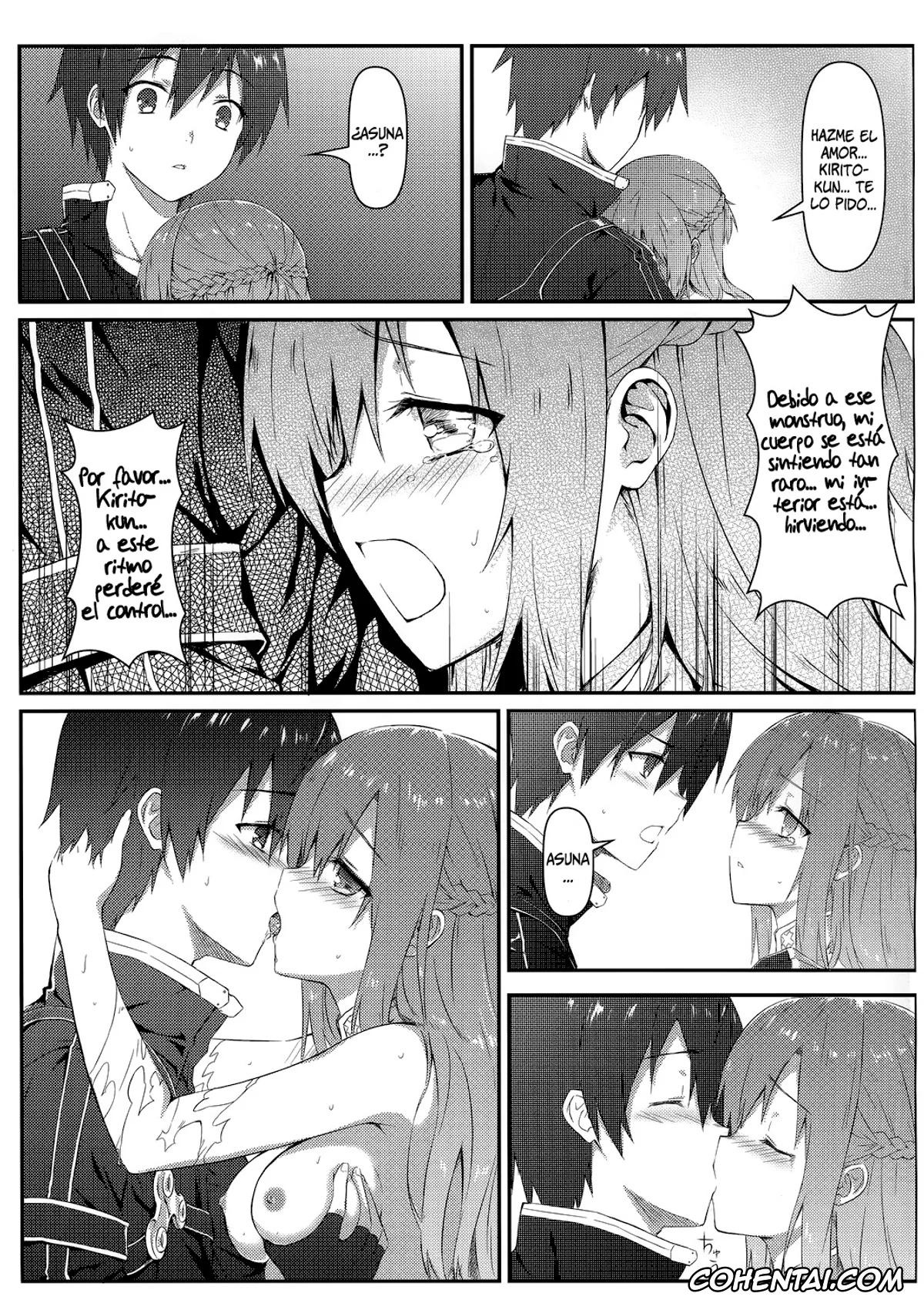 Sword Art Online xxx, Asuna Yuuki xxx, Kazuto Kirigaya | Kirito xxx, Sugoku Amai Onegai (Sword Art Online), pagina 7
