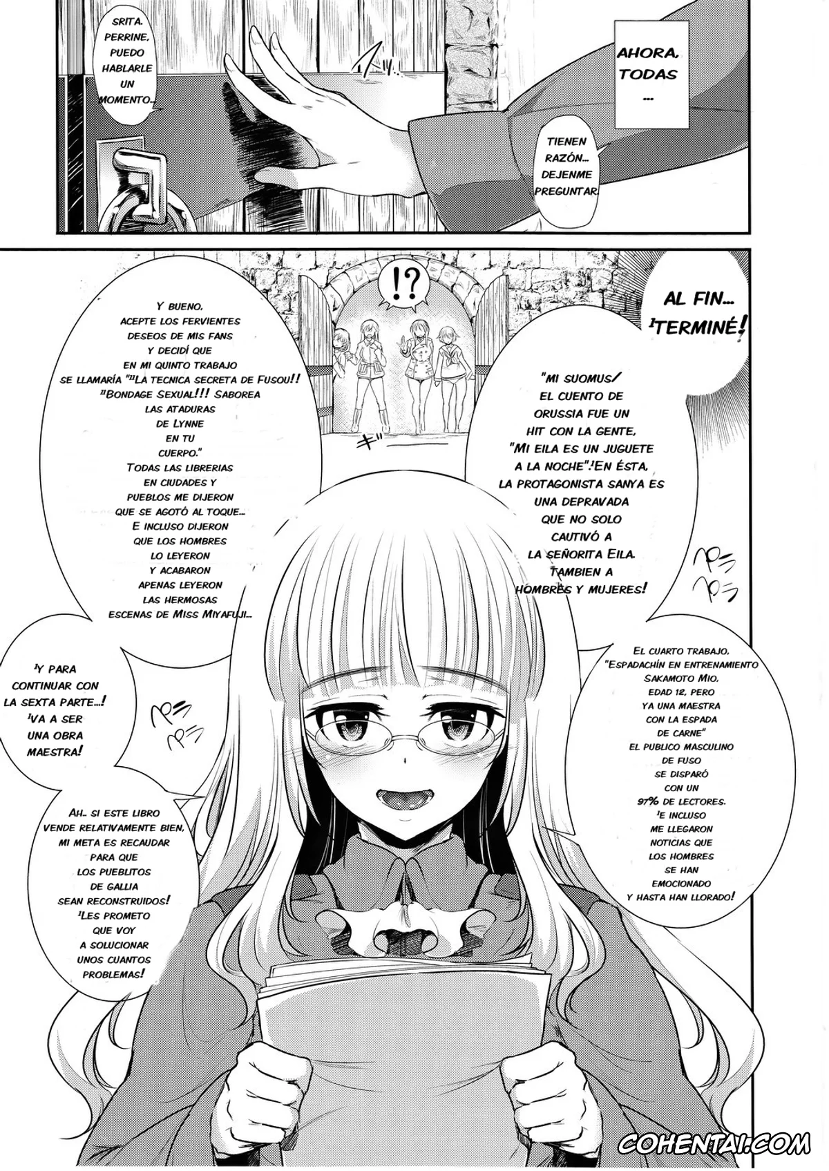 Strike Witches xxx, Charlotte E. Yeager xxx, Gertrud Barkhorn xxx, tabu Perrine no Mousou Katsugeki (Strike Witches), pagina 4