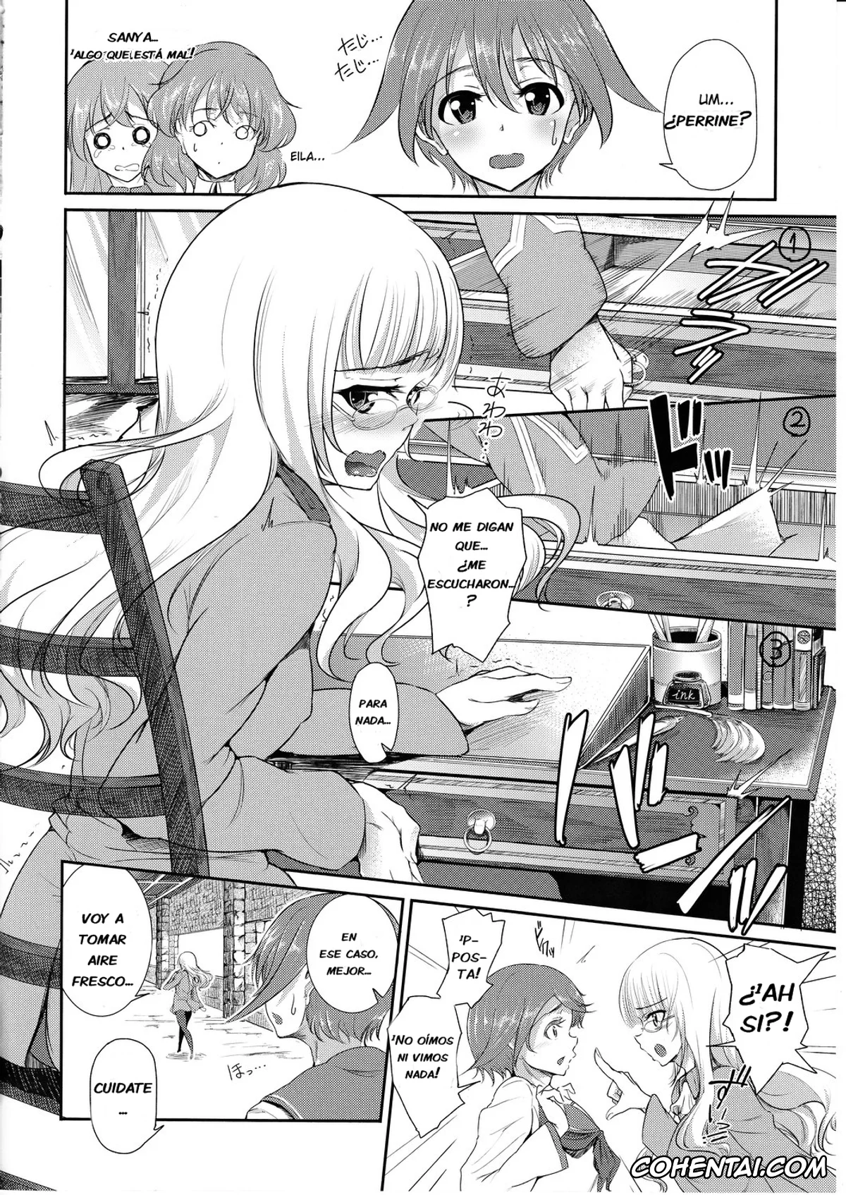 Strike Witches porno, Charlotte E. Yeager porno, Gertrud Barkhorn porno, tabu Perrine no Mousou Katsugeki (Strike Witches), pagina 5