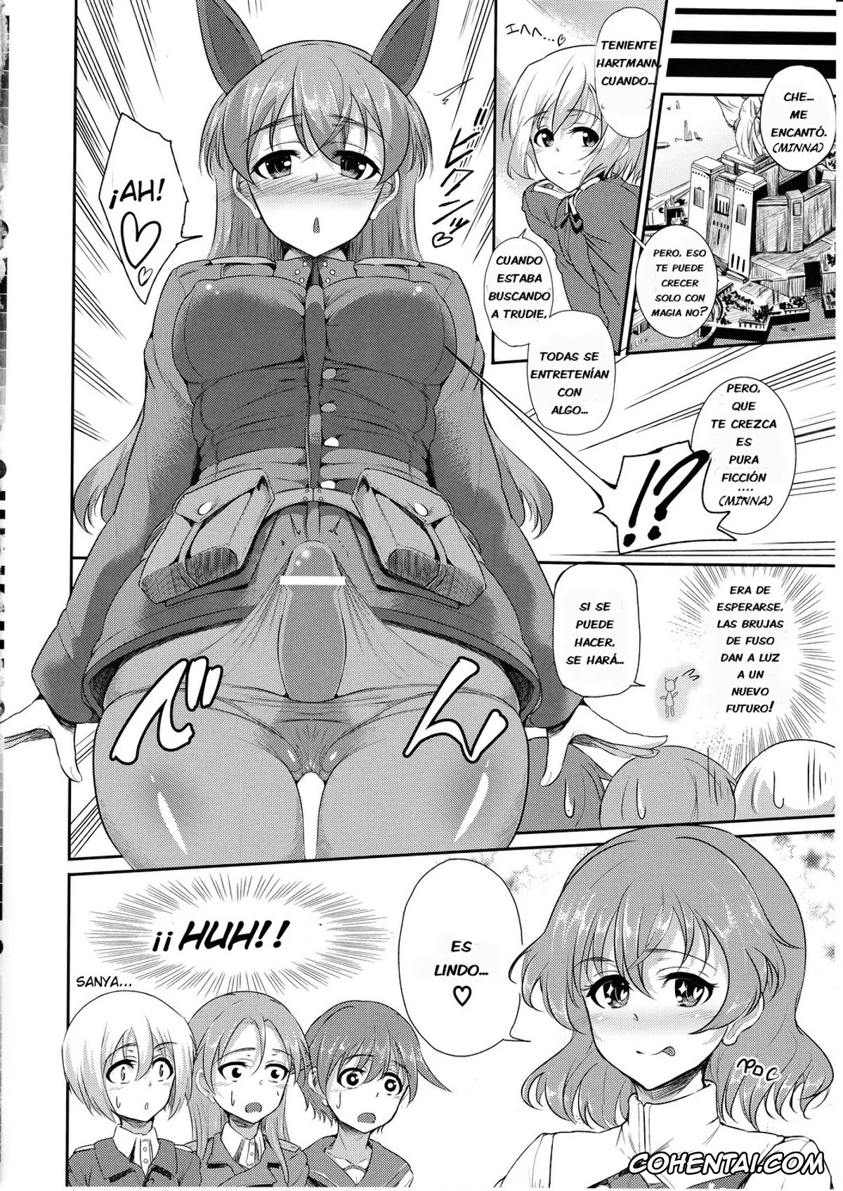 Strike Witches xxx, Charlotte E. Yeager xxx, Gertrud Barkhorn xxx, tabu Perrine no Mousou Katsugeki (Strike Witches), pagina 25