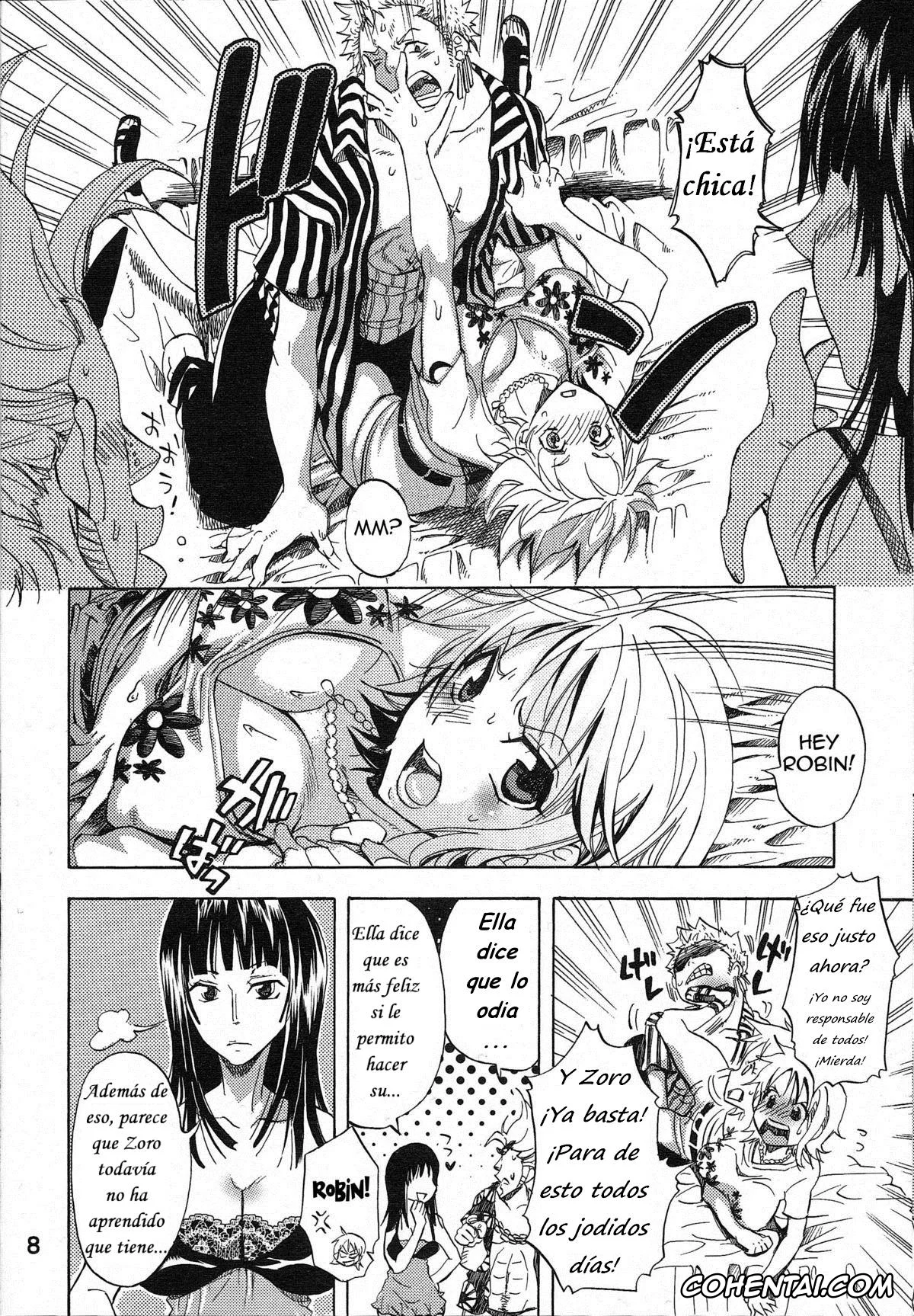 One Piece xxx, Franky xxx, Nami xxx, Nico Robin xxx, Roronoa Zoro xxx, Yokujou Rensa ~Nami ver.~ (One Piece), pagina 7