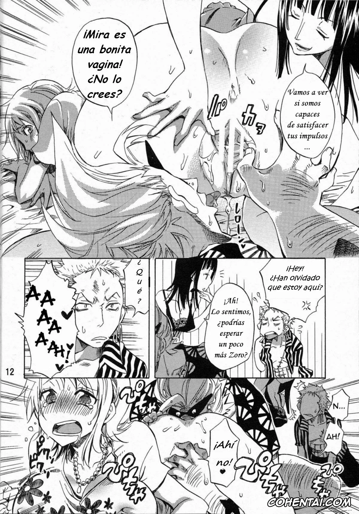 One Piece porno, Franky porno, Nami porno, Nico Robin porno, Roronoa Zoro porno, Yokujou Rensa ~Nami ver.~ (One Piece), pagina 11
