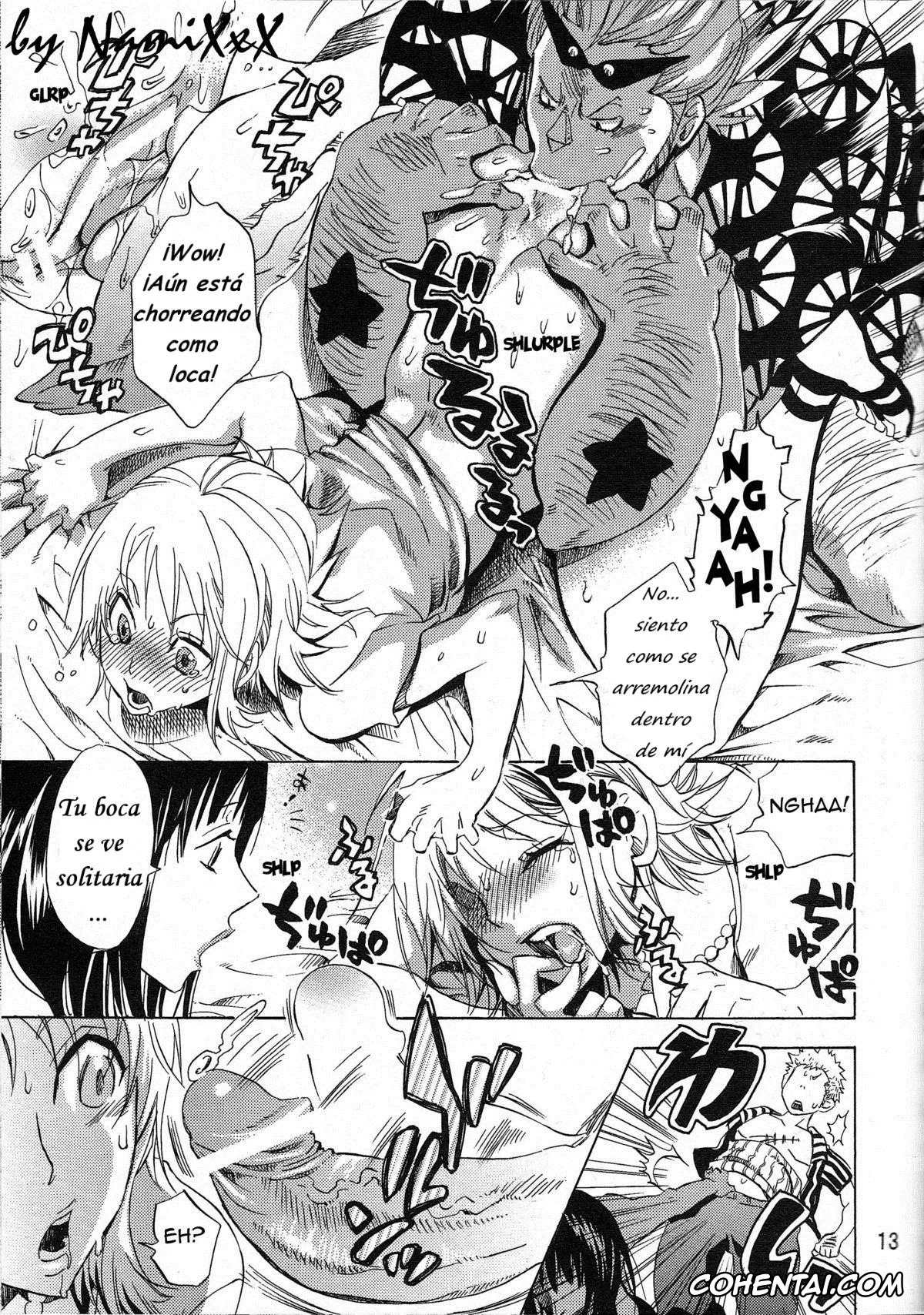 One Piece hentai, Franky hentai, Nami hentai, Nico Robin hentai, Roronoa Zoro hentai, Yokujou Rensa ~Nami ver.~ (One Piece), pagina 12