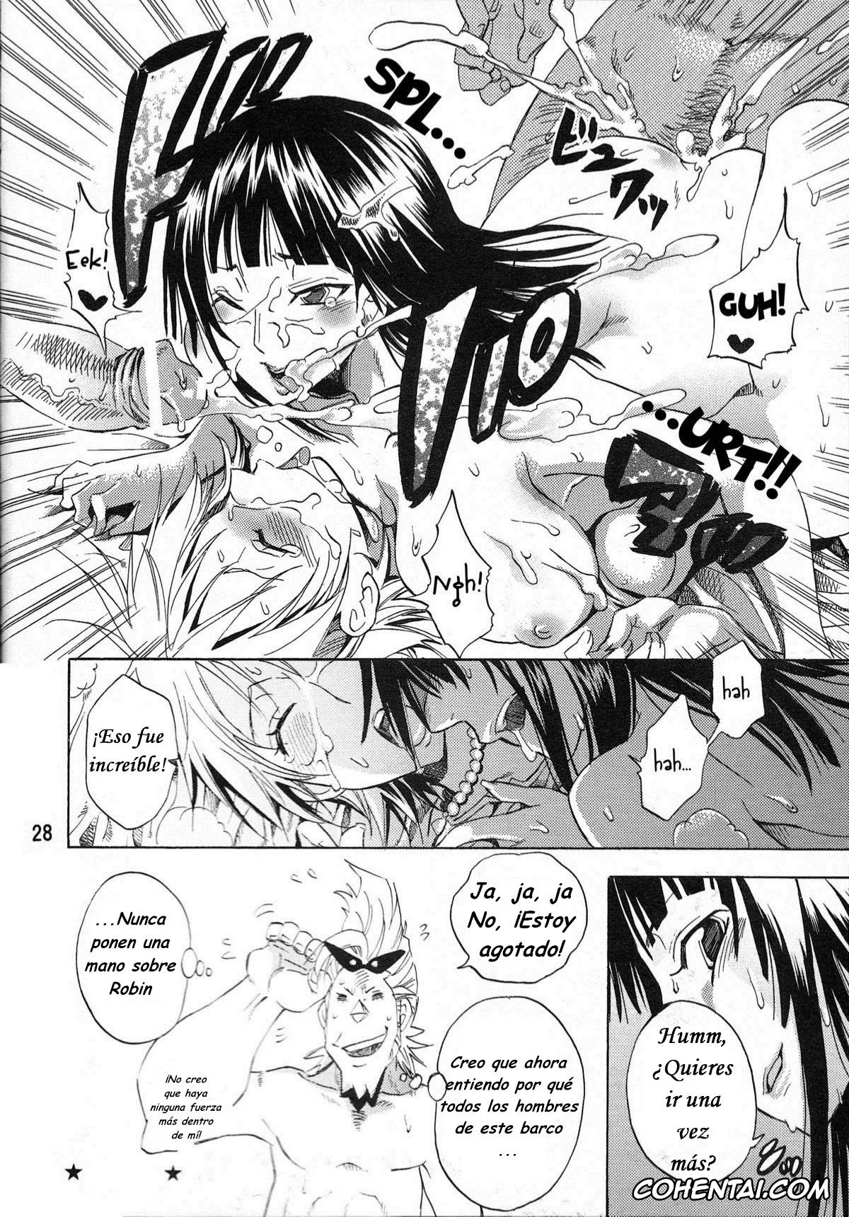 One Piece xxx, Franky xxx, Nami xxx, Nico Robin xxx, Roronoa Zoro xxx, Yokujou Rensa ~Nami ver.~ (One Piece), pagina 28