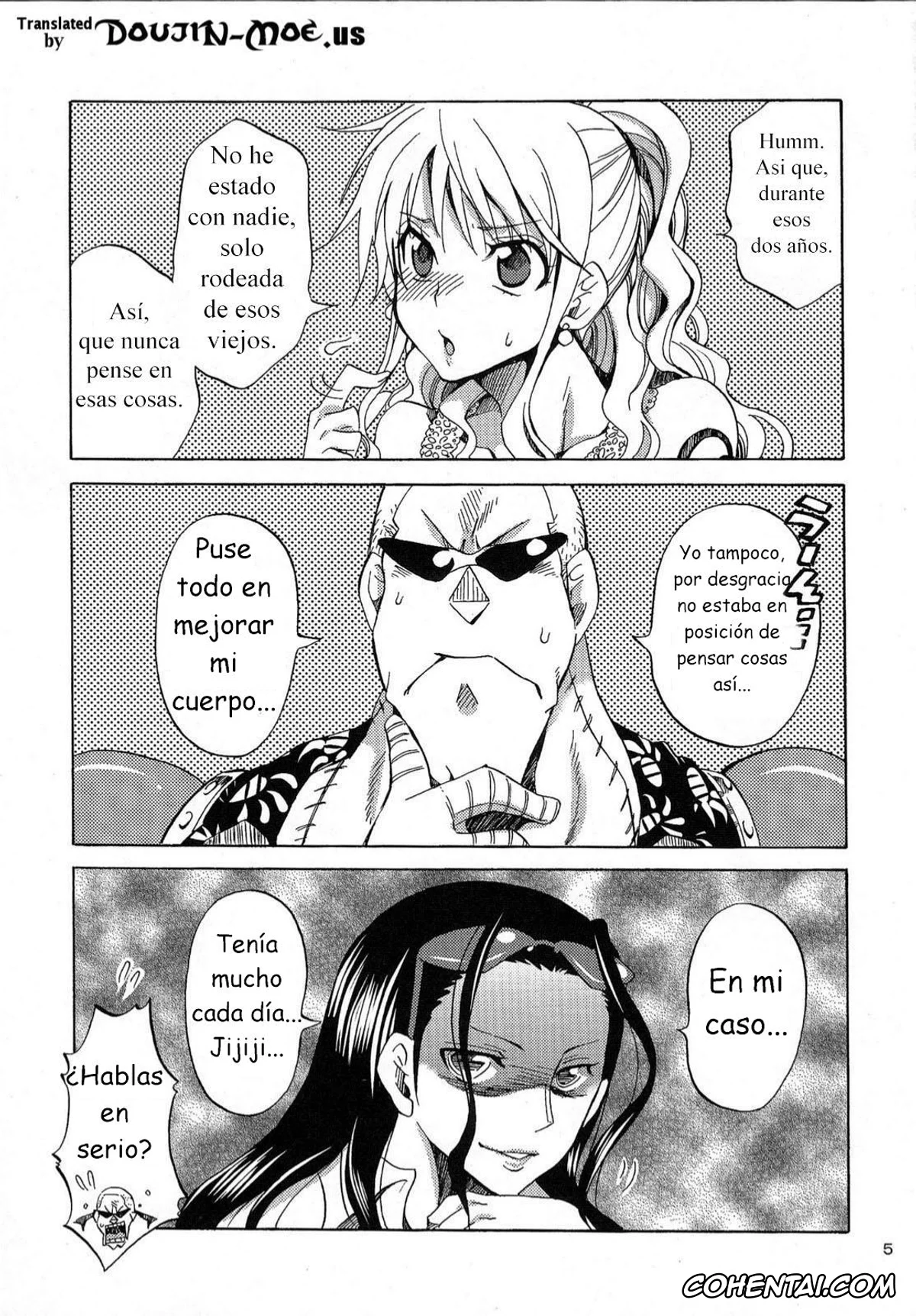 One Piece xxx, Nami xxx, Roronoa Zoro xxx, Kankitsukei Kanojo (One Piece), pagina 4