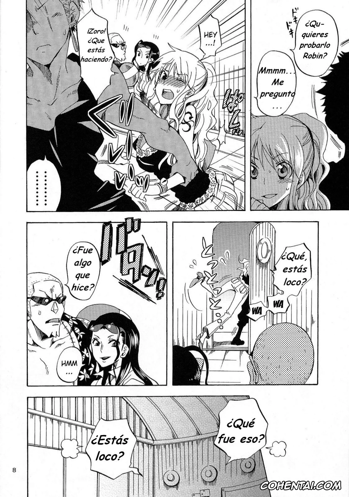 One Piece xxx, Nami xxx, Roronoa Zoro xxx, Kankitsukei Kanojo (One Piece), pagina 7