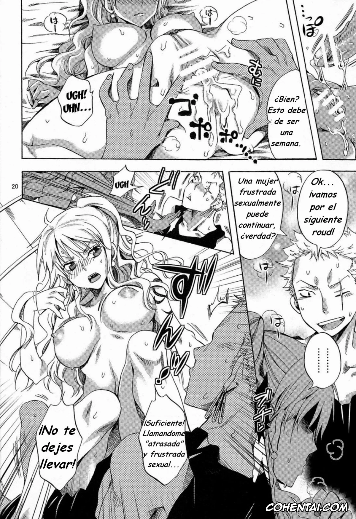 One Piece xxx, Nami xxx, Roronoa Zoro xxx, Kankitsukei Kanojo (One Piece), pagina 19
