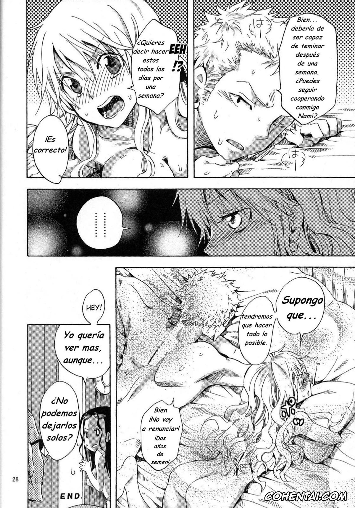 One Piece hentai, Nami hentai, Roronoa Zoro hentai, Kankitsukei Kanojo (One Piece), pagina 27