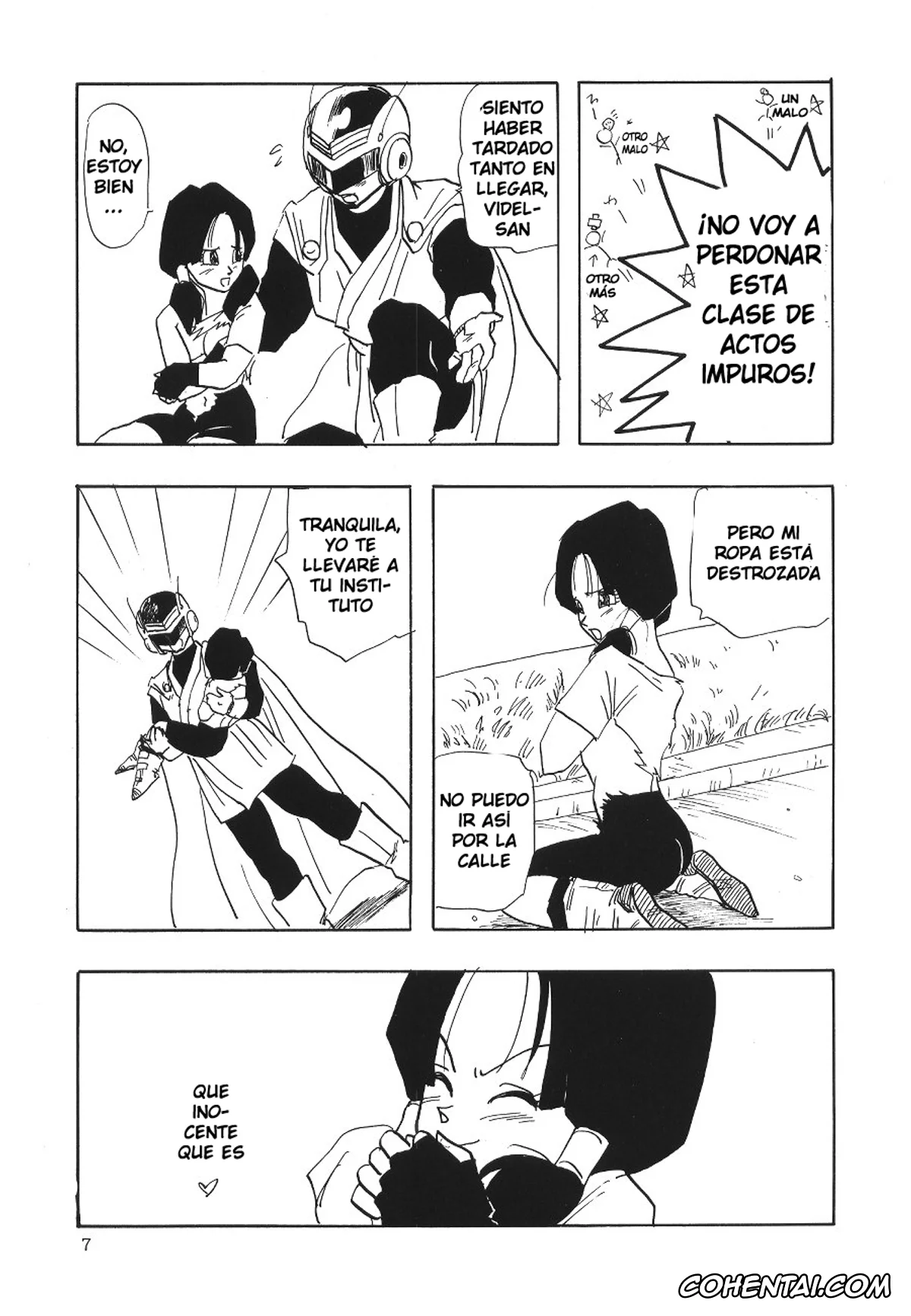 Dragon Ball Z hentai, Son Gohan hentai, Videl hentai, Watashi wa kare no mimoto o akiraka ni shimasu (Dragon Ball Z), pagina 3