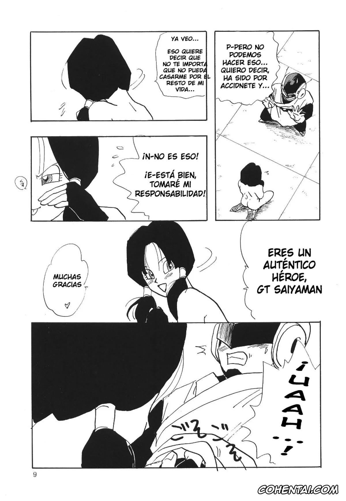 Dragon Ball Z porno, Son Gohan porno, Videl porno, Watashi wa kare no mimoto o akiraka ni shimasu (Dragon Ball Z), pagina 5