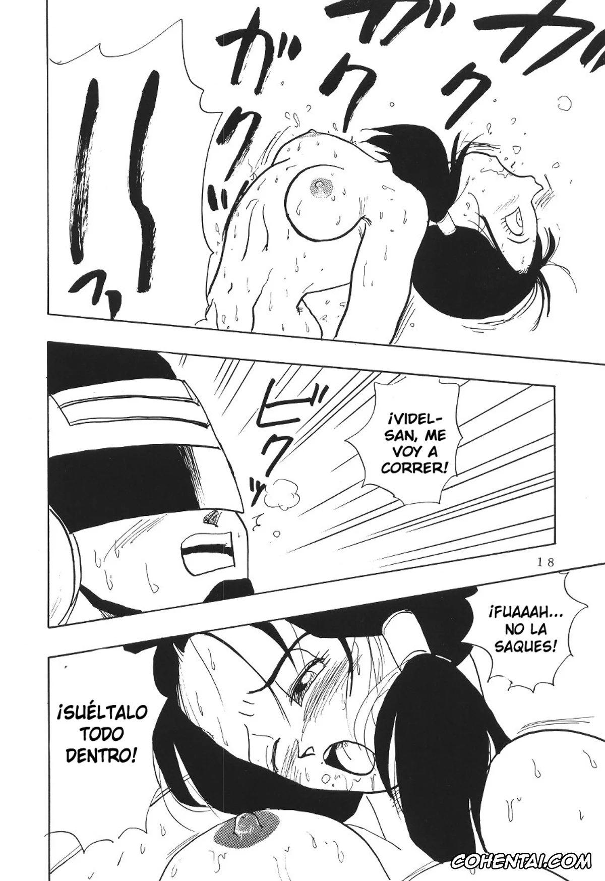 Dragon Ball Z porno, Son Gohan porno, Videl porno, Watashi wa kare no mimoto o akiraka ni shimasu (Dragon Ball Z), pagina 14