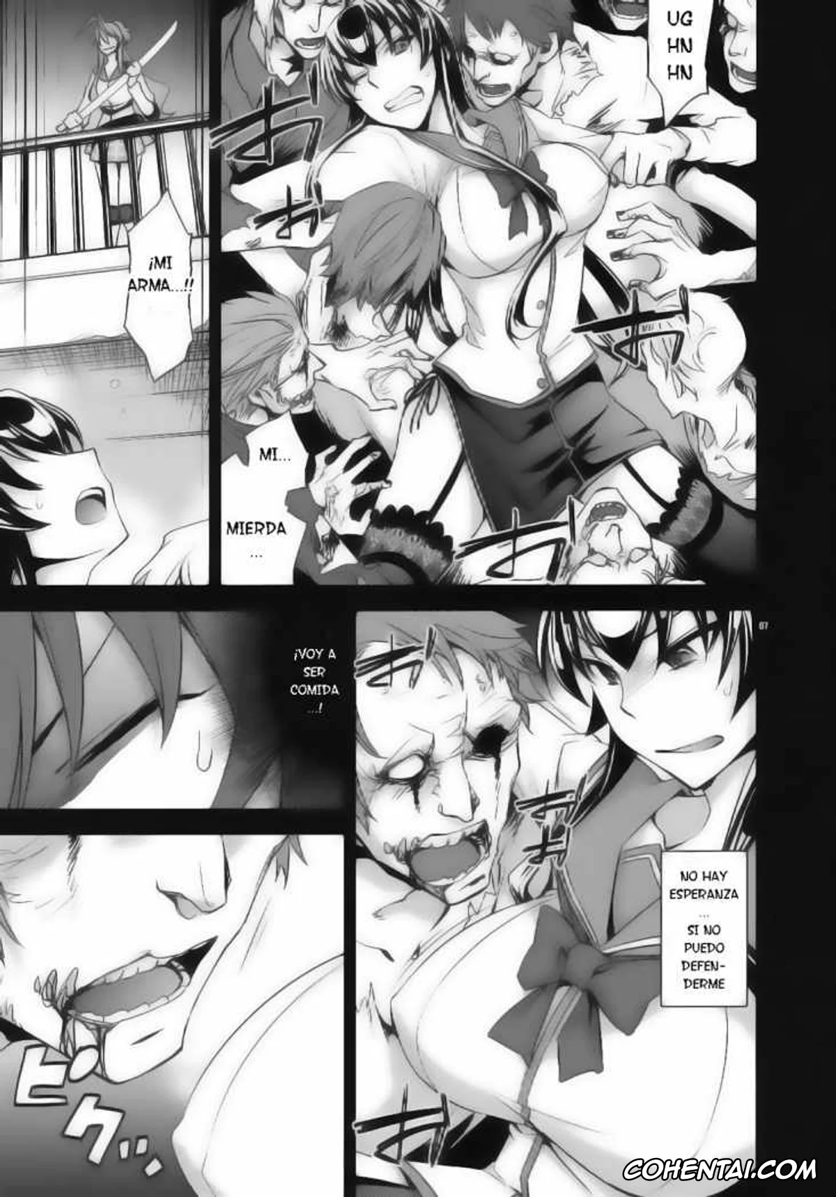 Highschool Of The Dead hentai, Pokemon | Pocket Monsters hentai, Rei Miyamoto hentai, Saeko Busujima hentai, RAPE OF THE DEAD (Highschool of the Dead), pagina 6