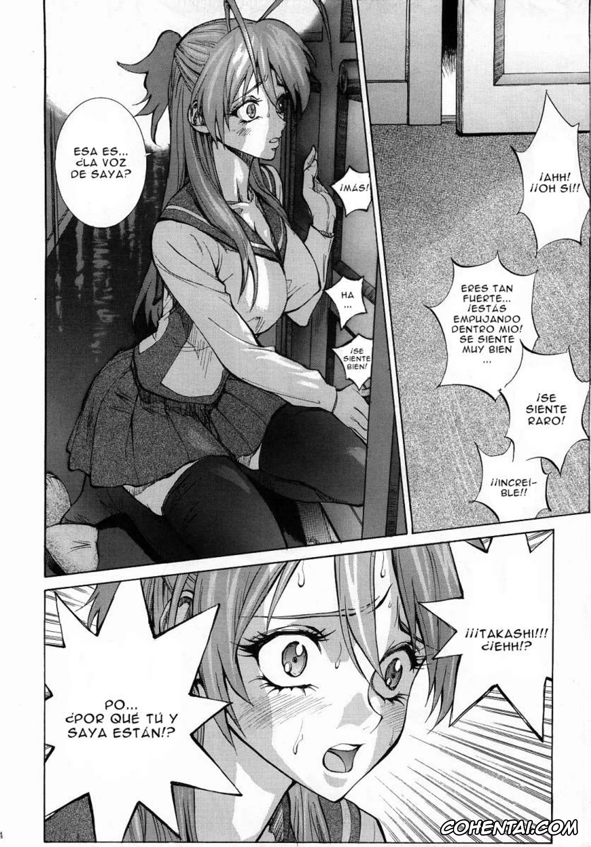 Highschool Of The Dead xxx, Rei Miyamoto xxx, Saya Takagi xxx, Takashi Komuro xxx, Saya Rei (Gakuen Mokushiroku Highschool of the Dead), pagina 13