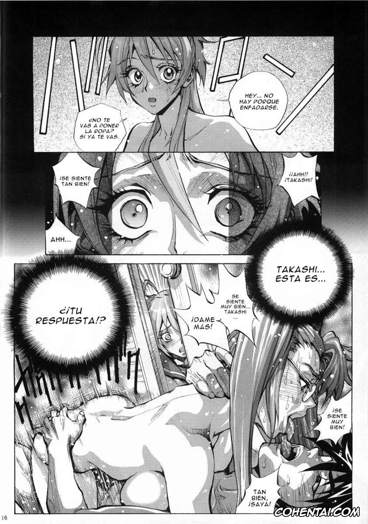 Highschool Of The Dead hentai, Rei Miyamoto hentai, Saya Takagi hentai, Takashi Komuro hentai, Saya Rei (Gakuen Mokushiroku Highschool of the Dead), pagina 15