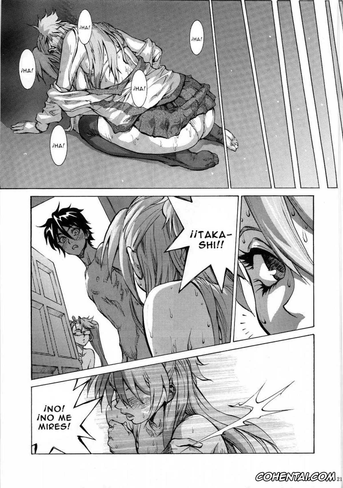 Highschool Of The Dead porno, Rei Miyamoto porno, Saya Takagi porno, Takashi Komuro porno, Saya Rei (Gakuen Mokushiroku Highschool of the Dead), pagina 20