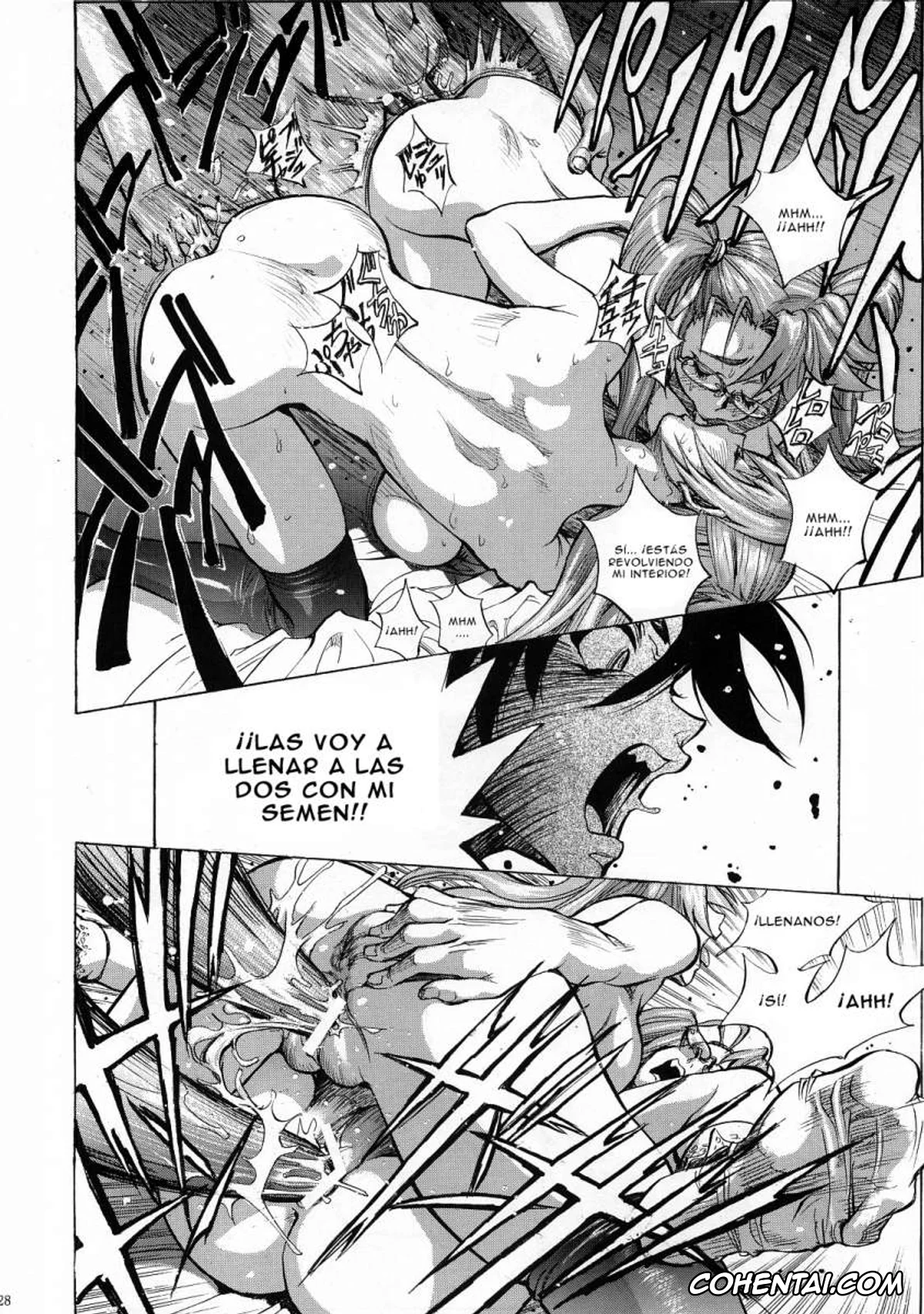 Highschool Of The Dead hentai, Rei Miyamoto hentai, Saya Takagi hentai, Takashi Komuro hentai, Saya Rei (Gakuen Mokushiroku Highschool of the Dead), pagina 27