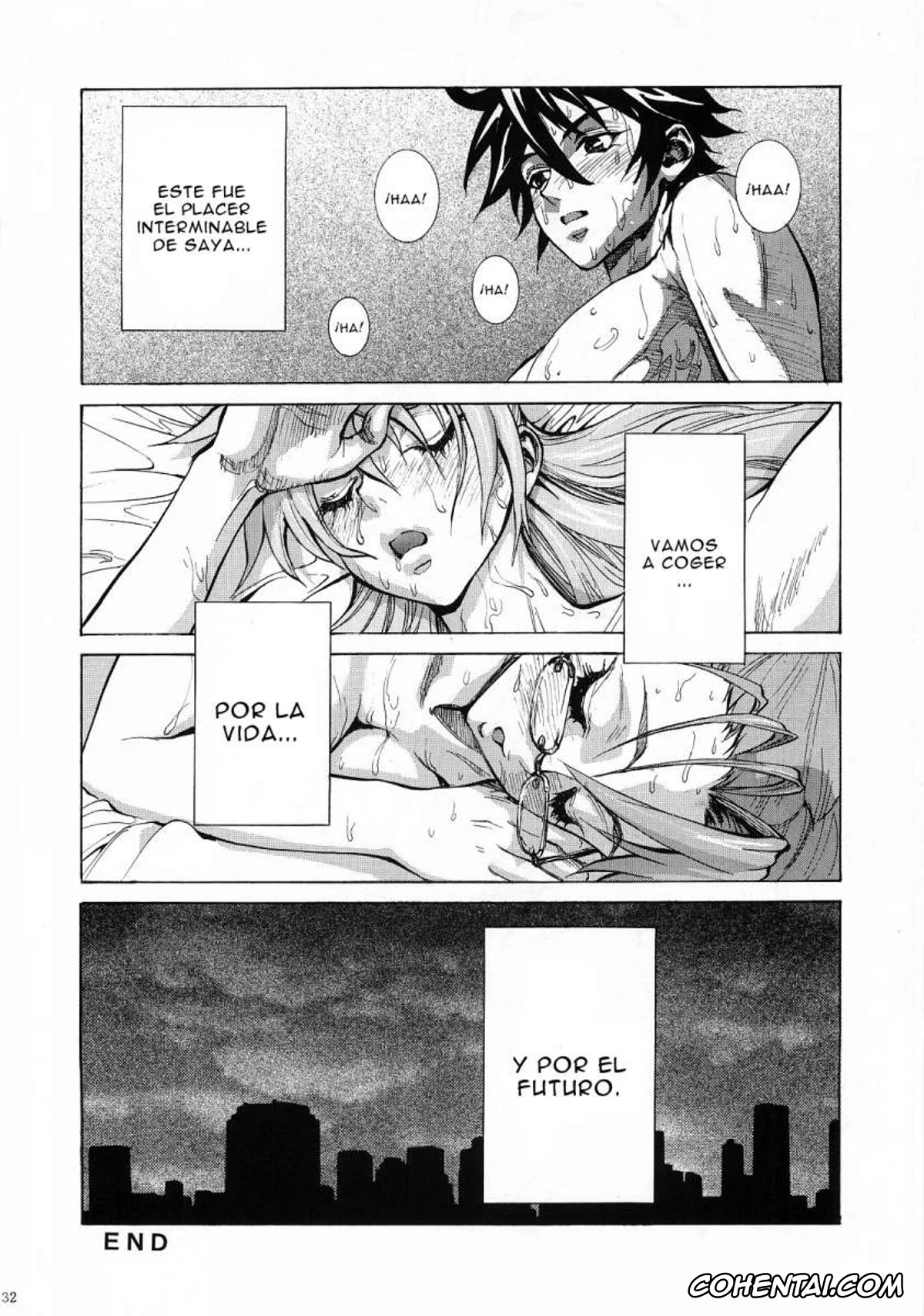 Highschool Of The Dead xxx, Rei Miyamoto xxx, Saya Takagi xxx, Takashi Komuro xxx, Saya Rei (Gakuen Mokushiroku Highschool of the Dead), pagina 31