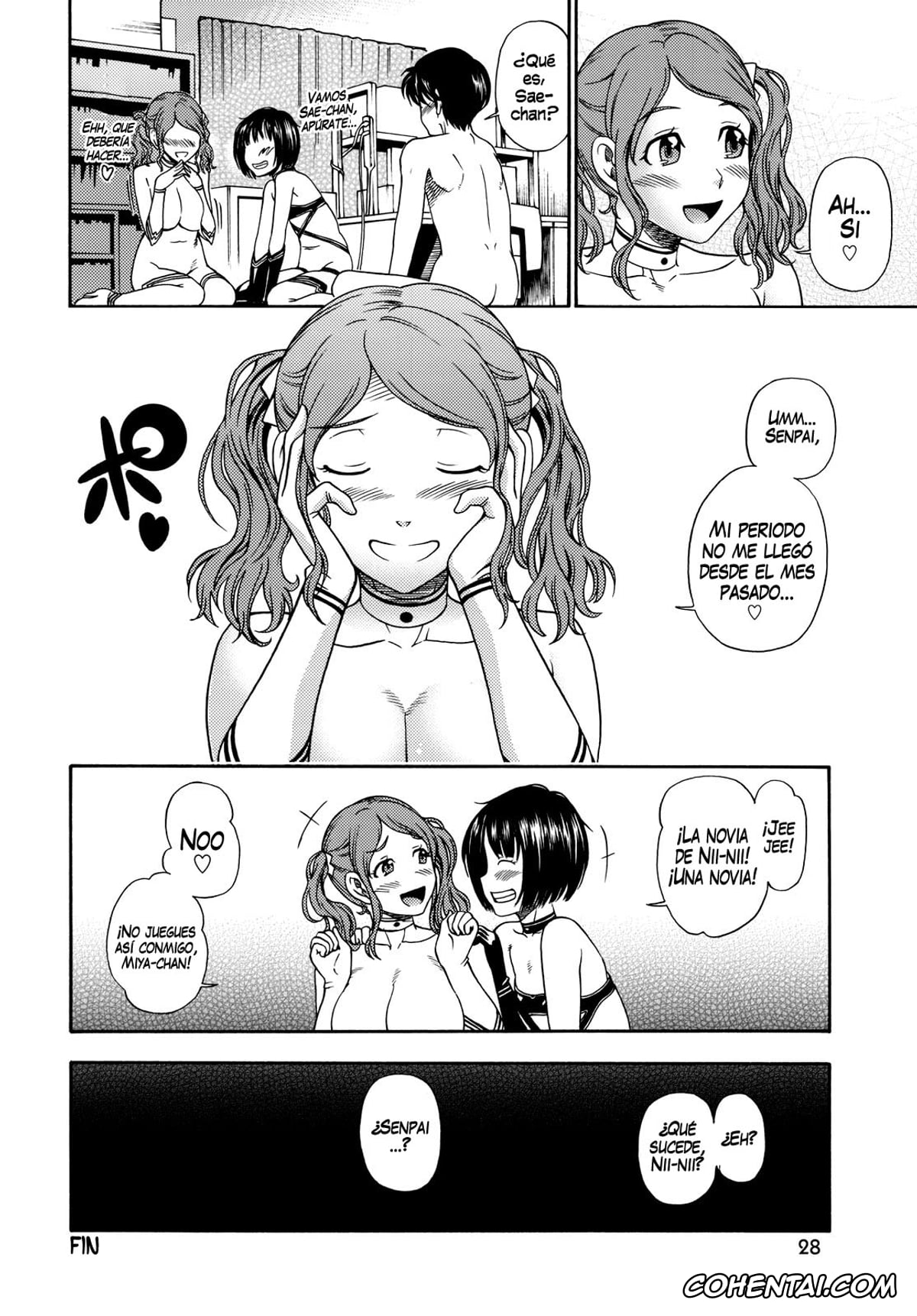 Amagami hentai, Junichi Tachibana hentai, Miya Tachibana hentai, Sae Nakata hentai, Fukafuka Kyousei Event (Amagami), pagina 27