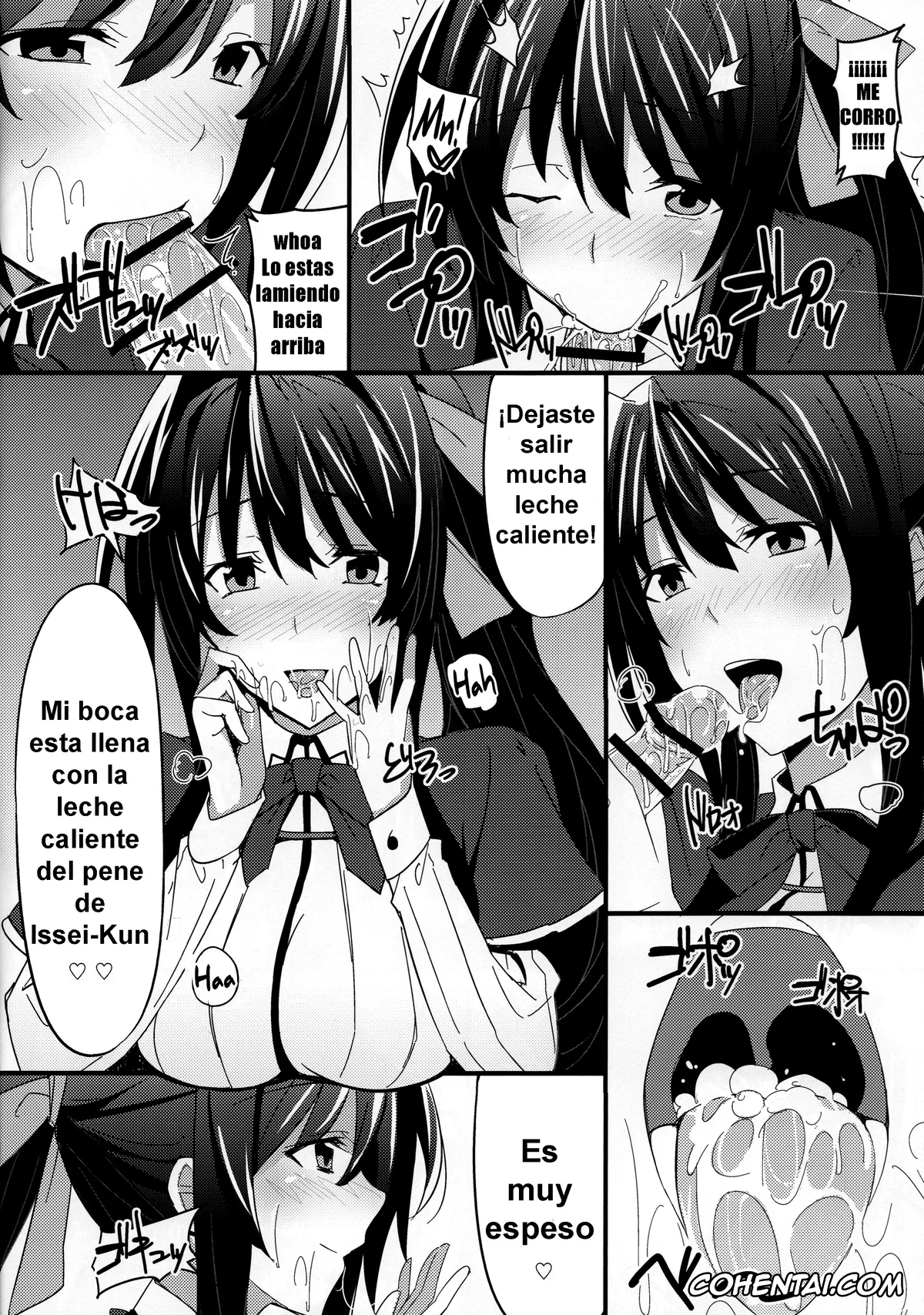 Highschool DxD hentai, Akeno Himejima hentai, Issei Hyoudou hentai, Ero Hon 3 (Highschool DxD), pagina 9